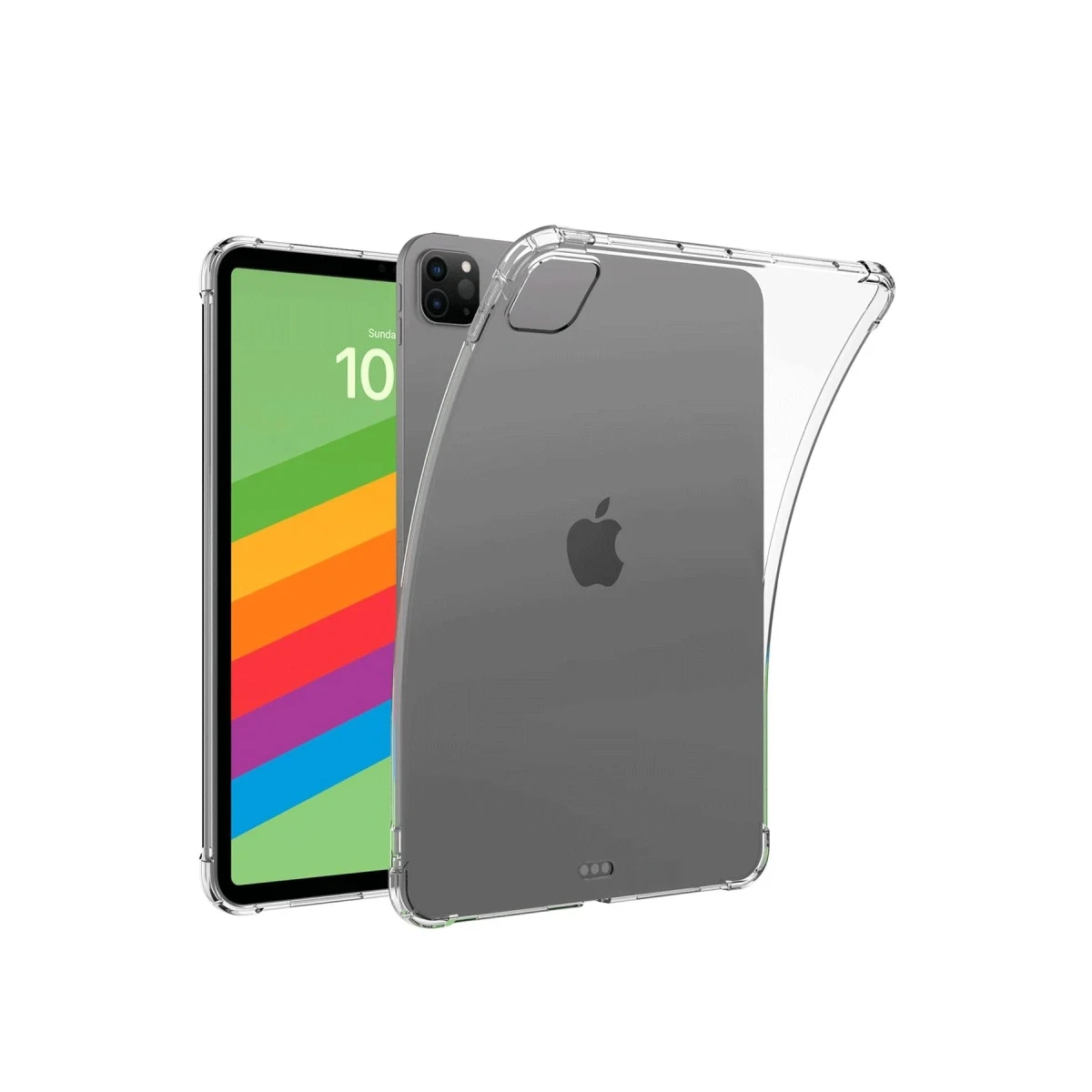 Newface Apple iPad Pro 13 (2024) Kılıf Anti Shock Tablet Silikon - Şeffaf — görsel 2