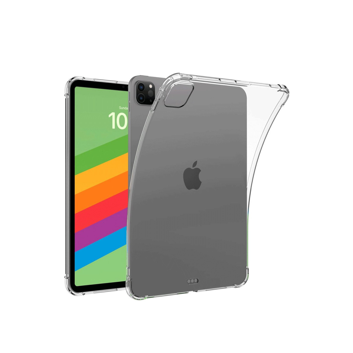 Newface Apple iPad Pro 13 (2024) Kılıf Anti Shock Tablet Silikon - Şeffaf — görsel 3