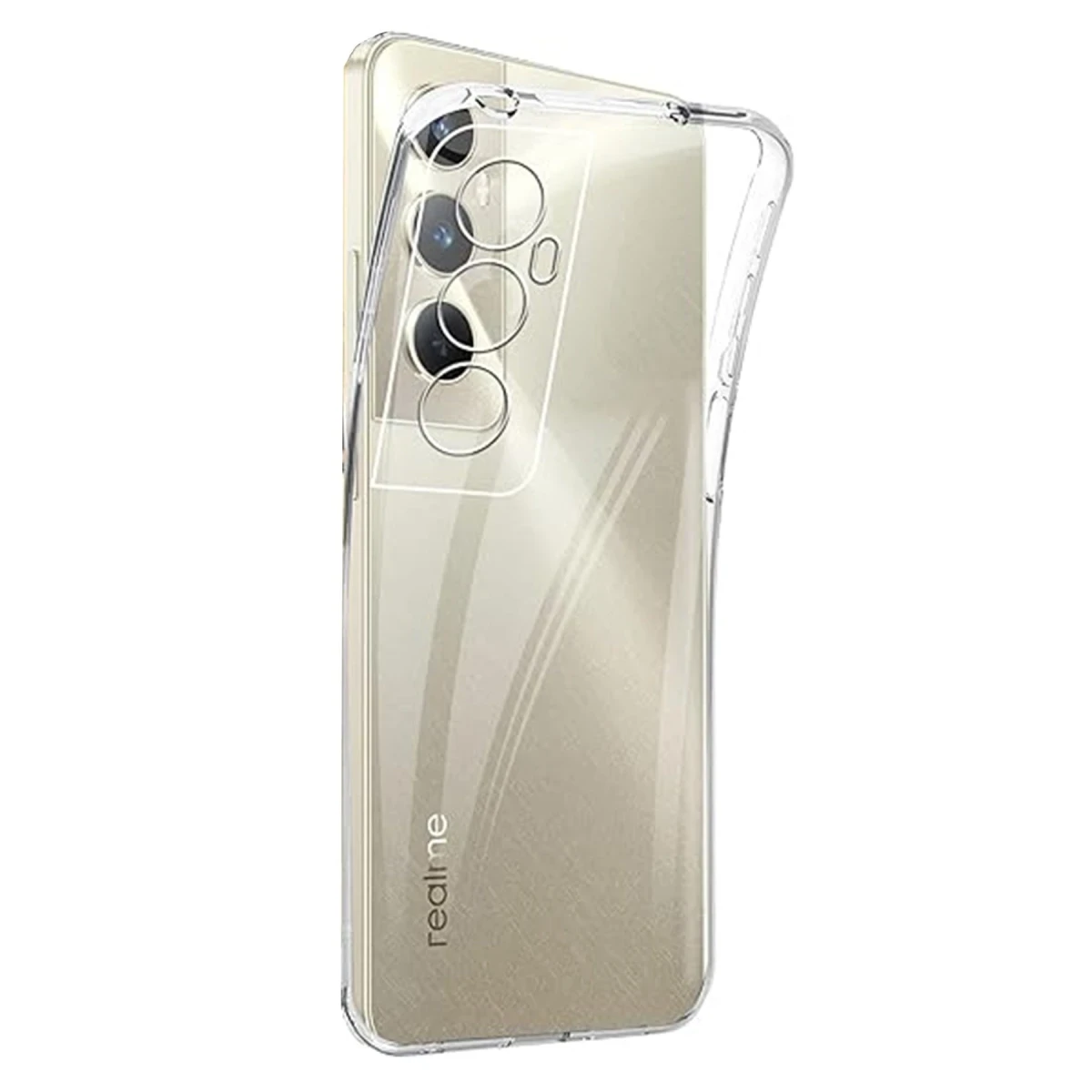 Newface Realme C65 Kılıf Lüx Şeffaf Silikon — görsel 3