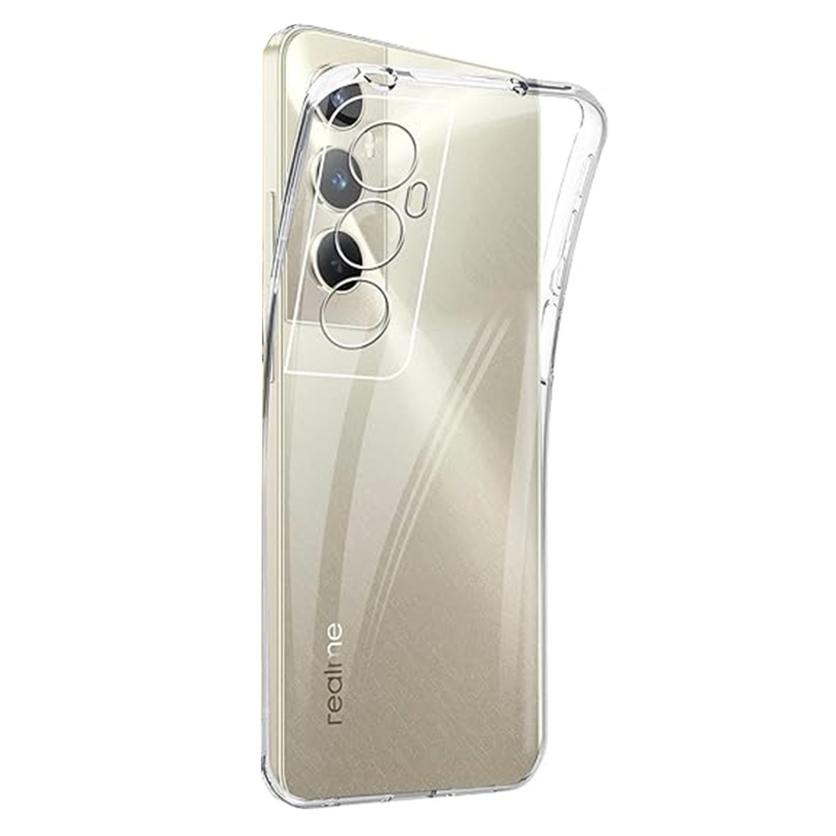 Newface Realme C65 Kılıf Lüx Şeffaf Silikon — görsel 5