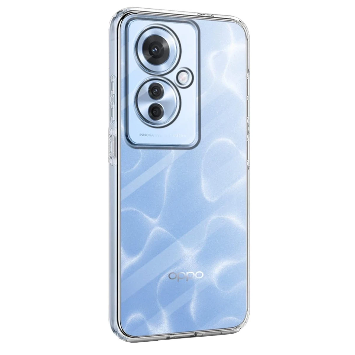 Newface Oppo Reno 11F Kılıf Lüx Şeffaf Silikon — görsel 3