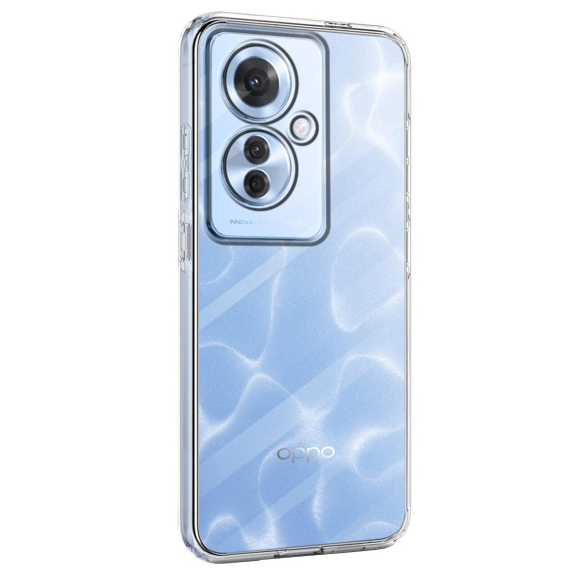 Newface Oppo Reno 11F Kılıf Lüx Şeffaf Silikon — görsel 5