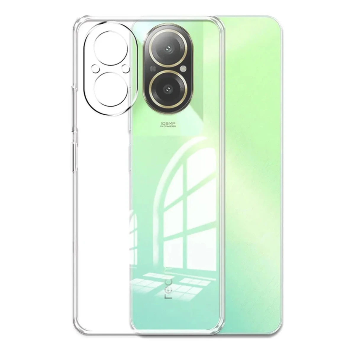 Newface Realme 12 Lite Kılıf Lüx Şeffaf Silikon — görsel 4