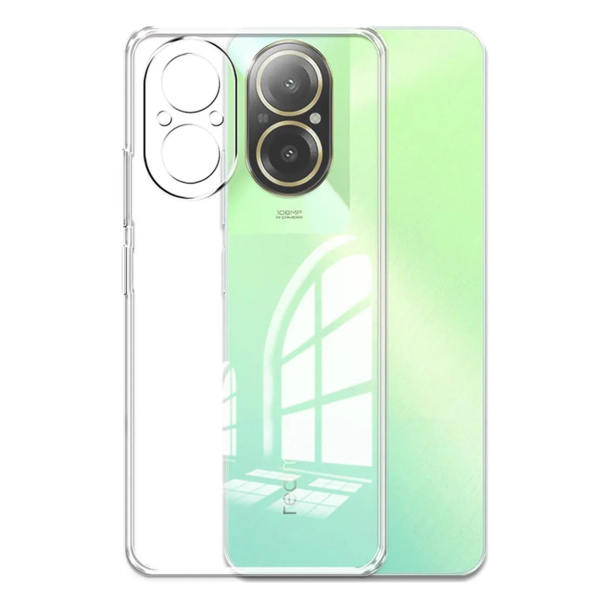 Newface Realme 12 Lite Kılıf Lüx Şeffaf Silikon — görsel 7