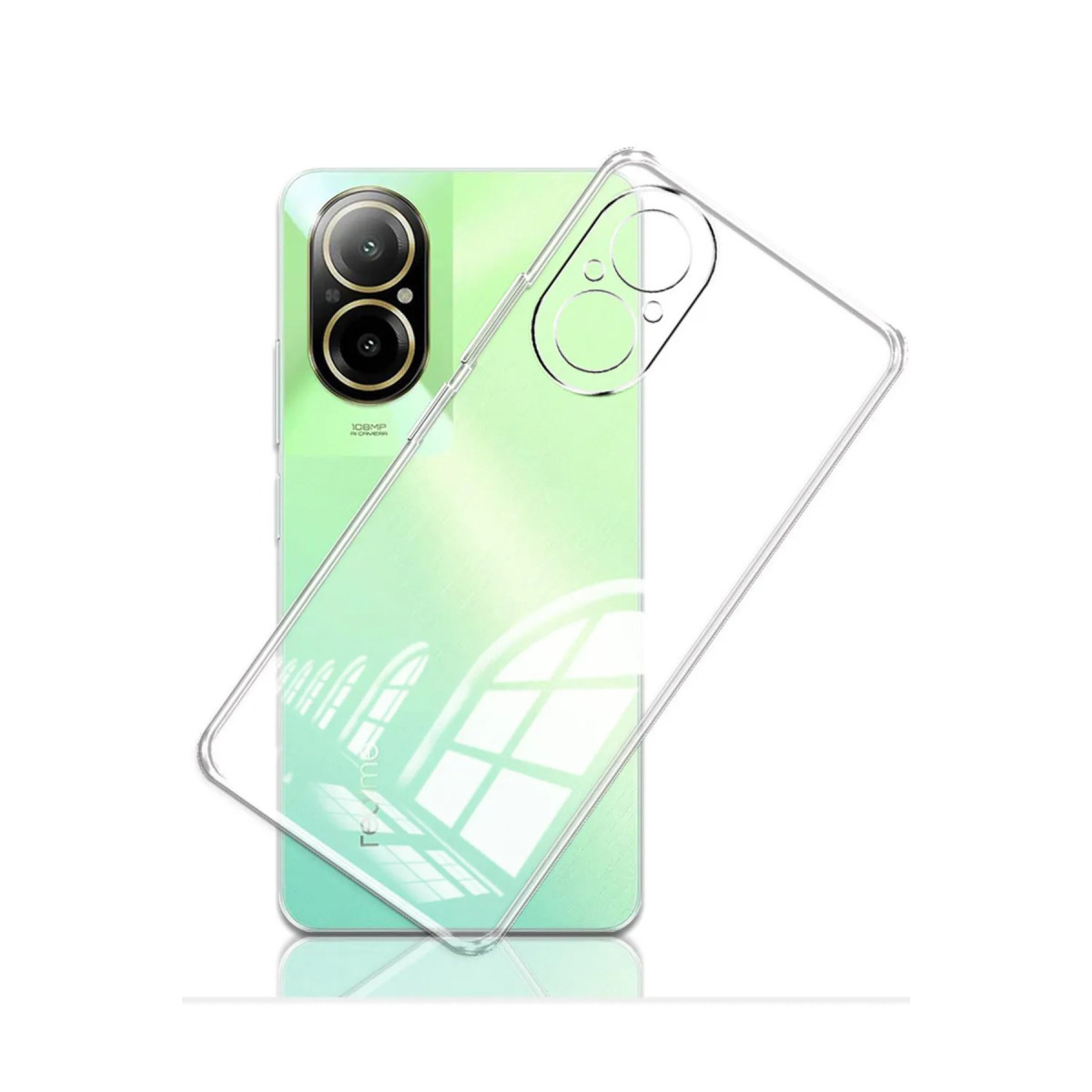 Newface Realme 12 Lite Kılıf Lüx Şeffaf Silikon — görsel 8