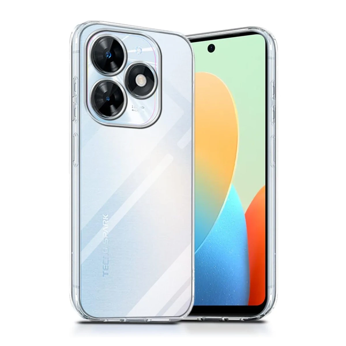 Newface Tecno Spark Go 2024 Kılıf Lüx Şeffaf Silikon — görsel 4
