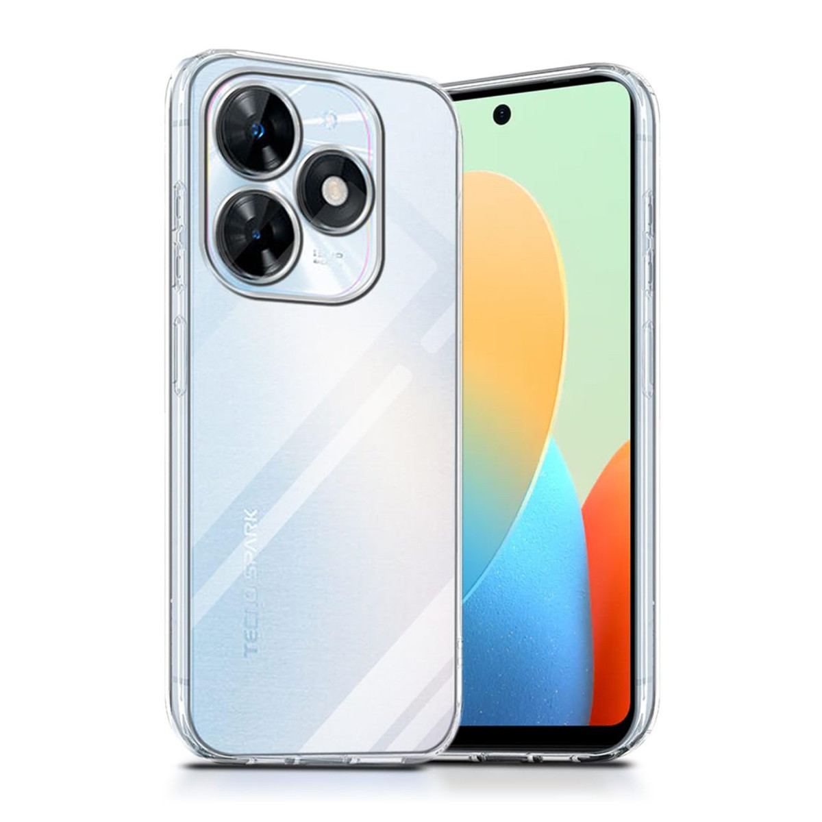 Newface Tecno Spark Go 2024 Kılıf Lüx Şeffaf Silikon — görsel 7