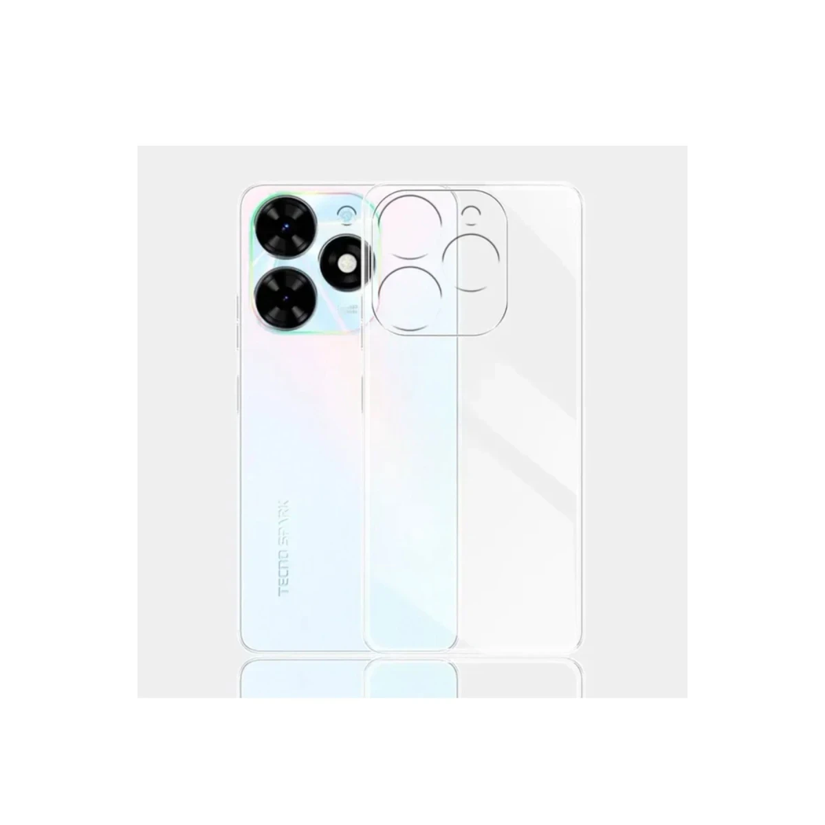 Newface Tecno Spark Go 2024 Kılıf Lüx Şeffaf Silikon — görsel 5