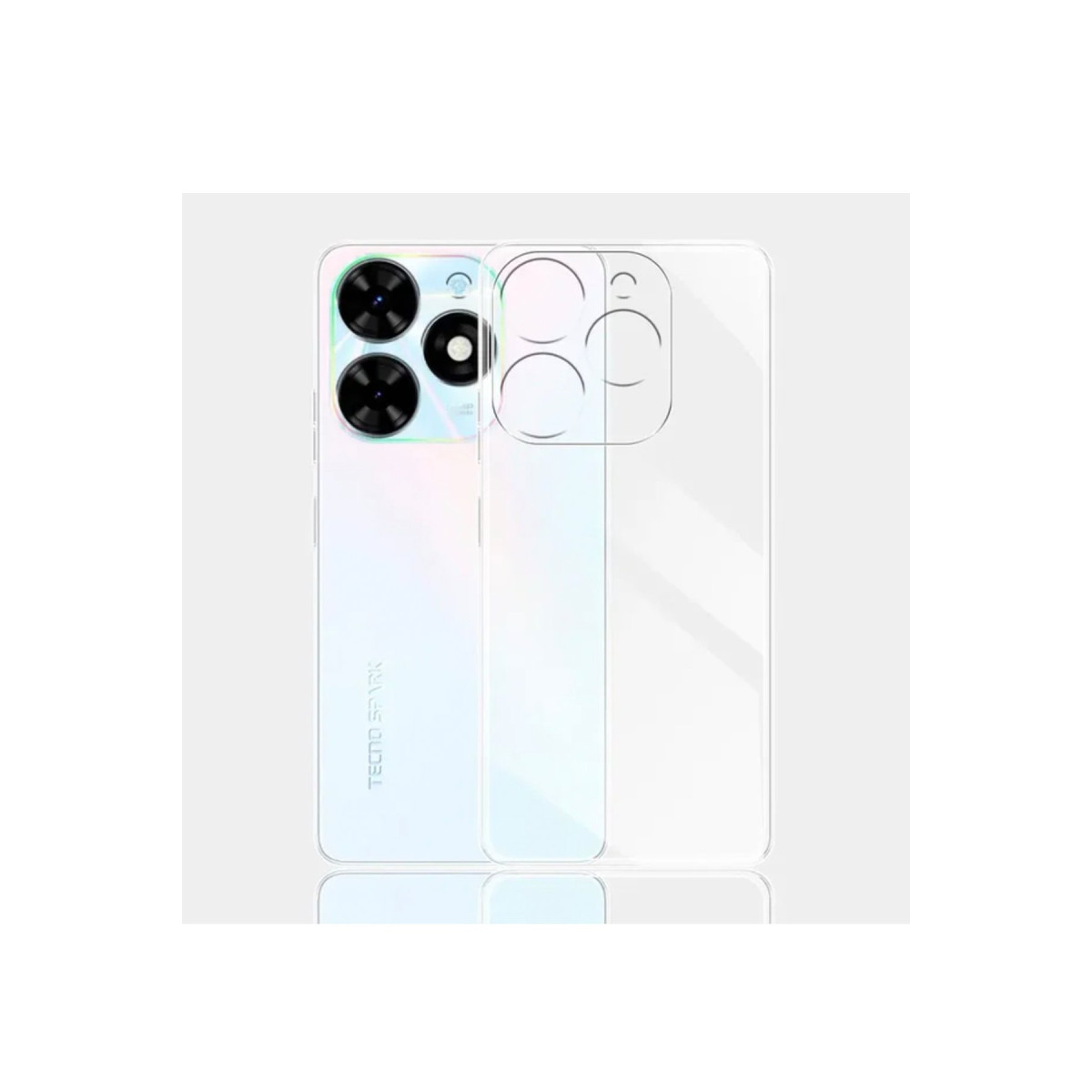 Newface Tecno Spark Go 2024 Kılıf Lüx Şeffaf Silikon — görsel 8