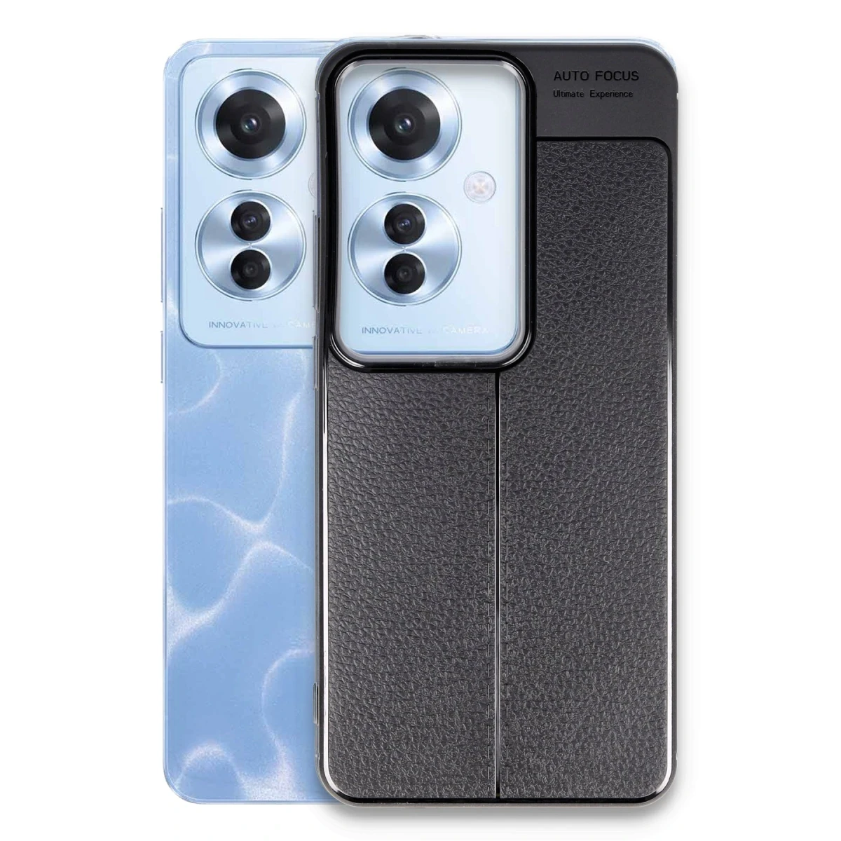 Newface Oppo Reno 11F Kılıf Auto Focus Kapak - Siyah — görsel 5