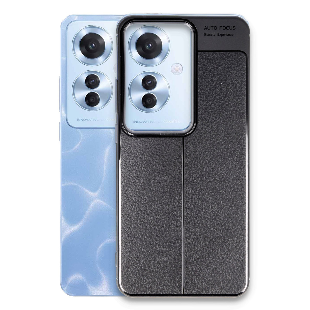 Newface Oppo Reno 11F Kılıf Auto Focus Kapak - Siyah — görsel 8