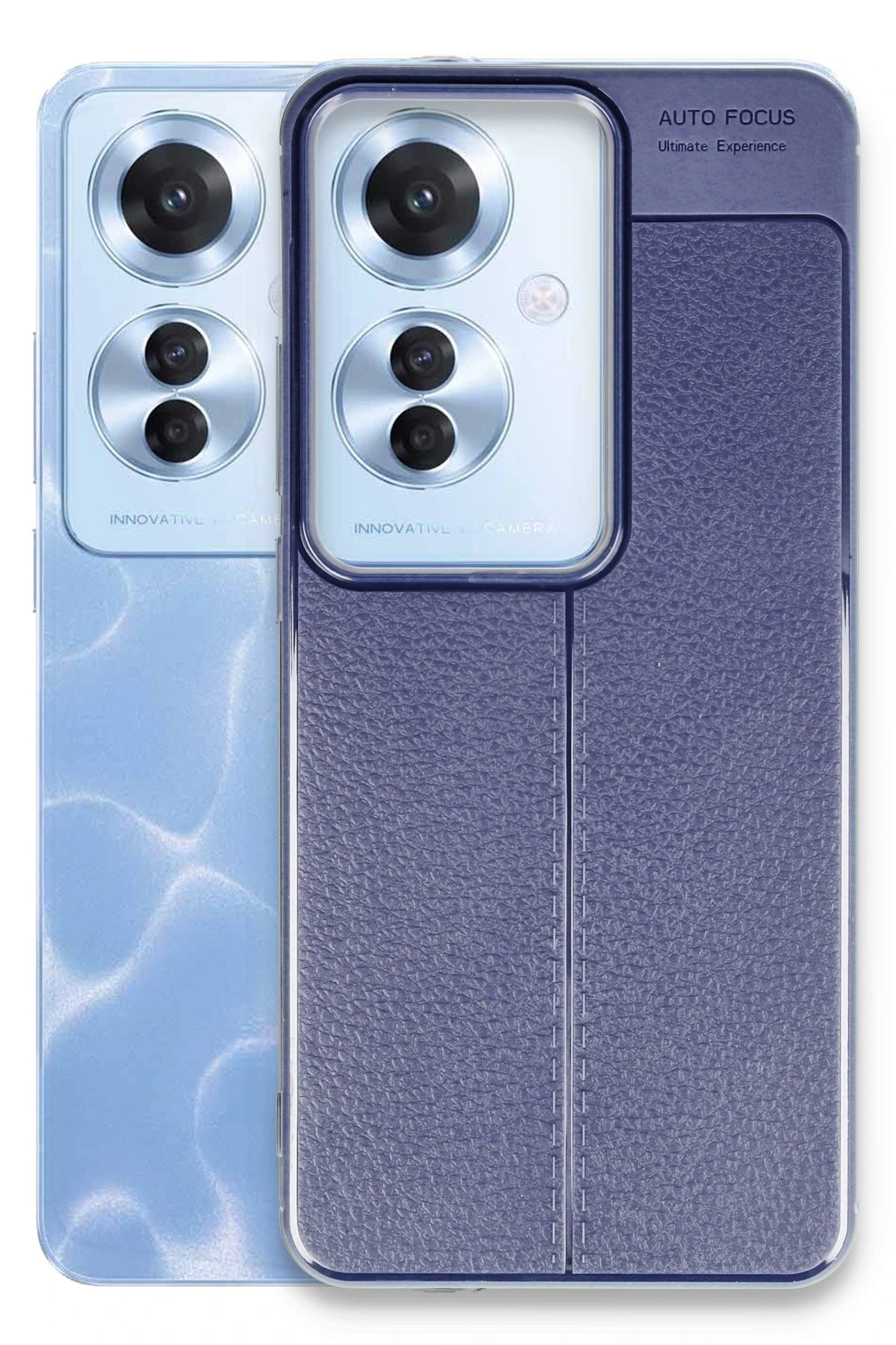 Newface Oppo Reno 11F Kılıf Auto Focus Kapak - Lacivert