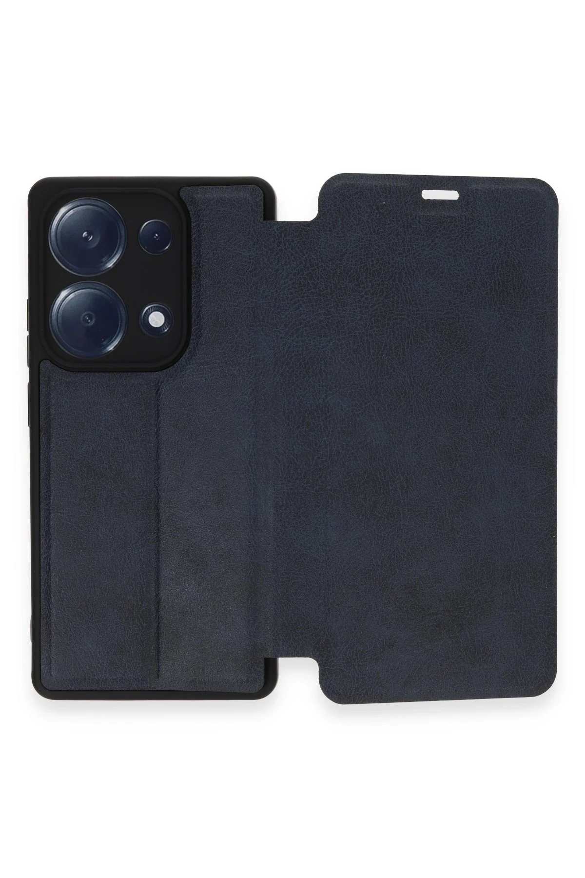 Newface Xiaomi Redmi Note 13 Pro 4G Kılıf Flip Cover - Lacivert