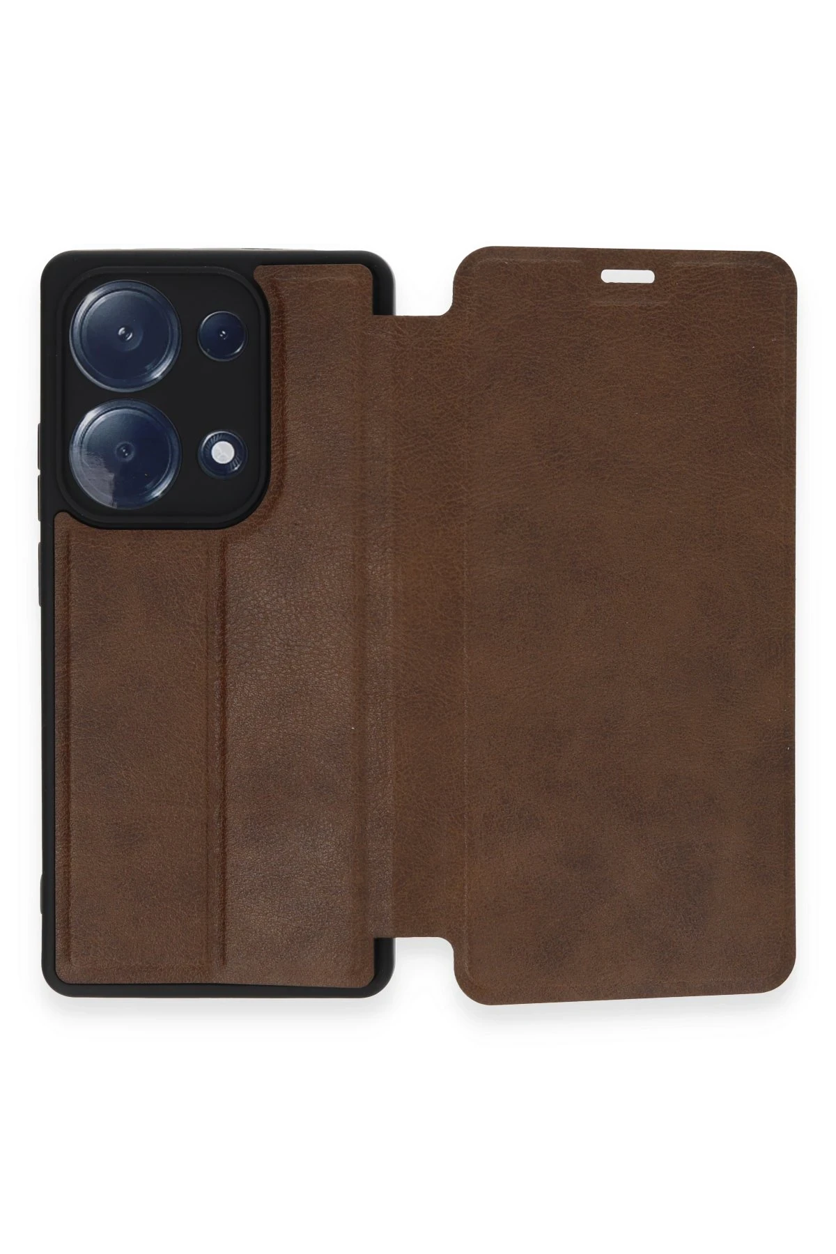Newface Xiaomi Redmi Note 13 Pro 4G Kılıf Flip Cover - Taba