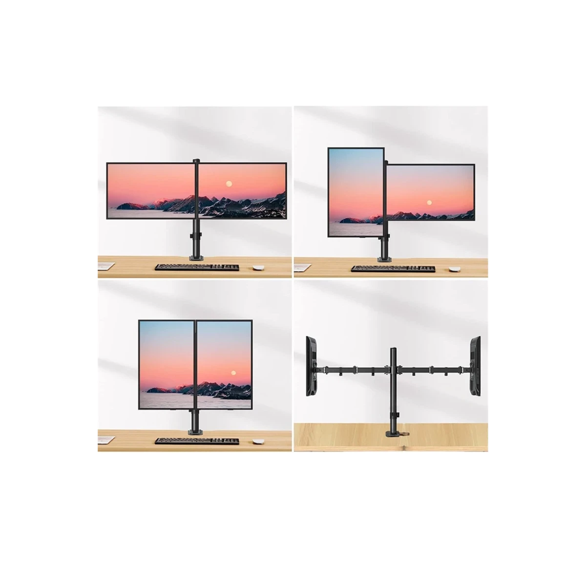 Newface MA02 İkili Monitör Standı - Siyah — görsel 6