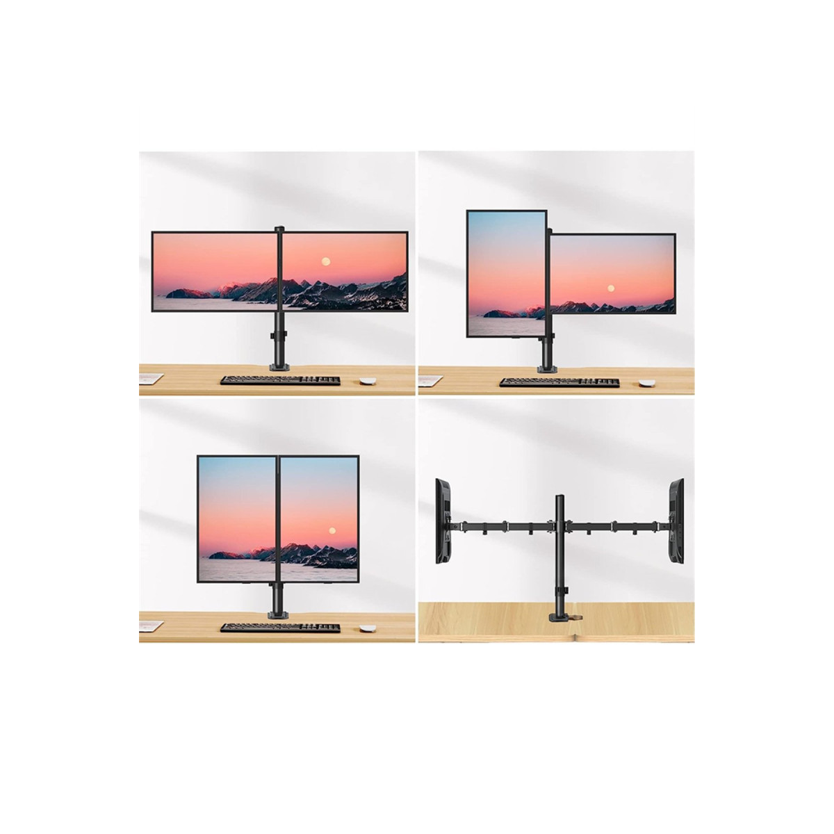 Newface MA02 İkili Monitör Standı - Siyah — görsel 9