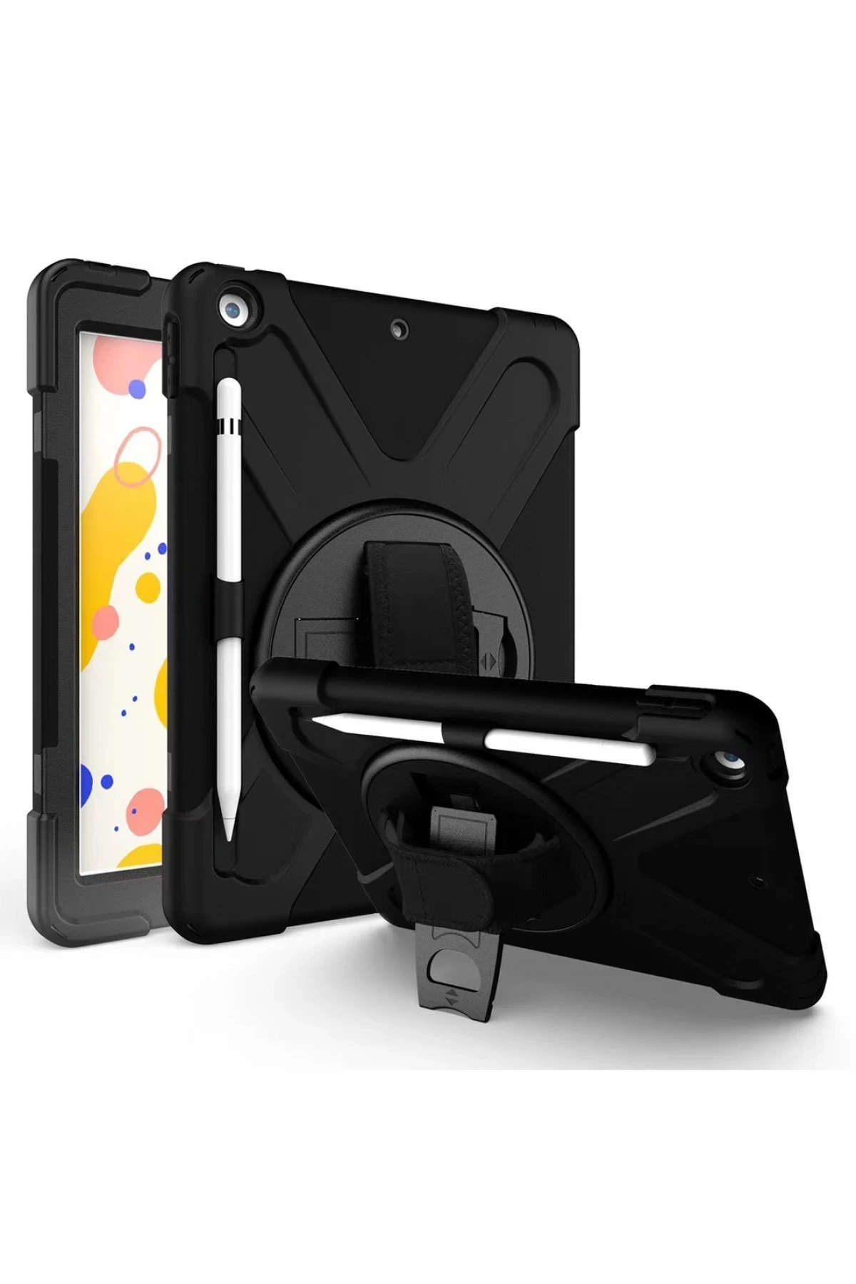 Newface Apple iPad Air 13 (2024) Kılıf Amazing Tablet Kapak - Siyah