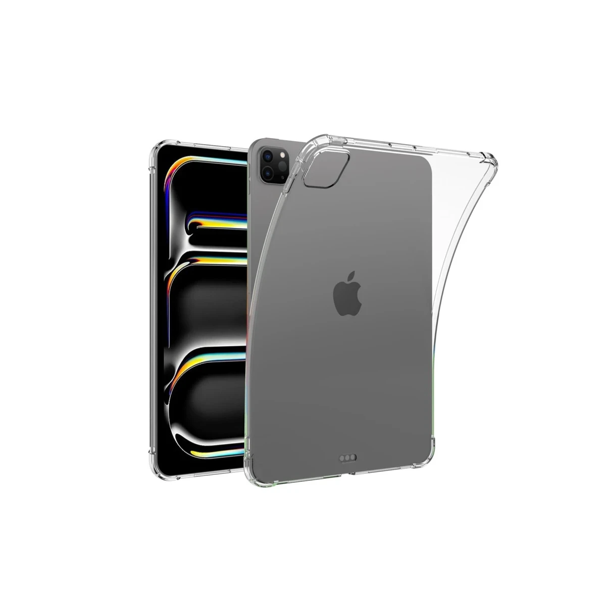 Newface Apple iPad Pro 11 (2024) Kılıf Anti Shock Tablet Silikon - Şeffaf — görsel 2