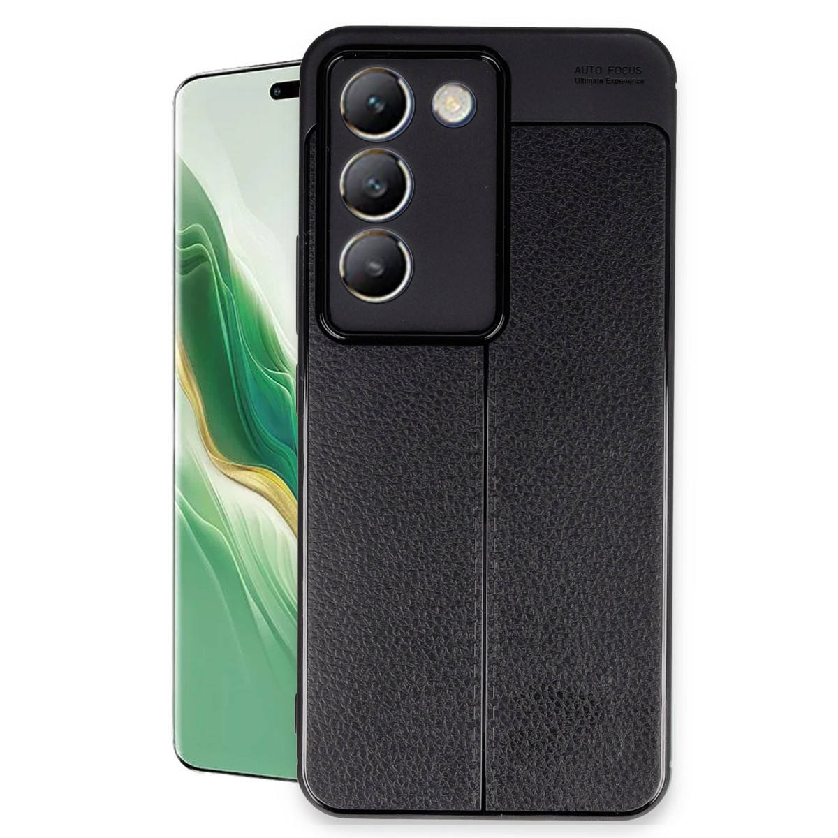 Newface Vivo V30 Lite 4G Kılıf Auto Focus Kapak - Siyah — görsel 9
