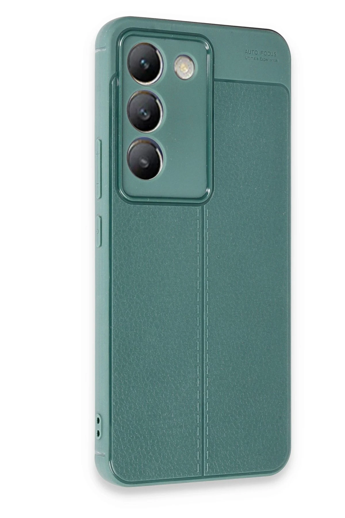 Newface Vivo V30 Lite 4G Kılıf Auto Focus Kapak - Koyu Yeşil