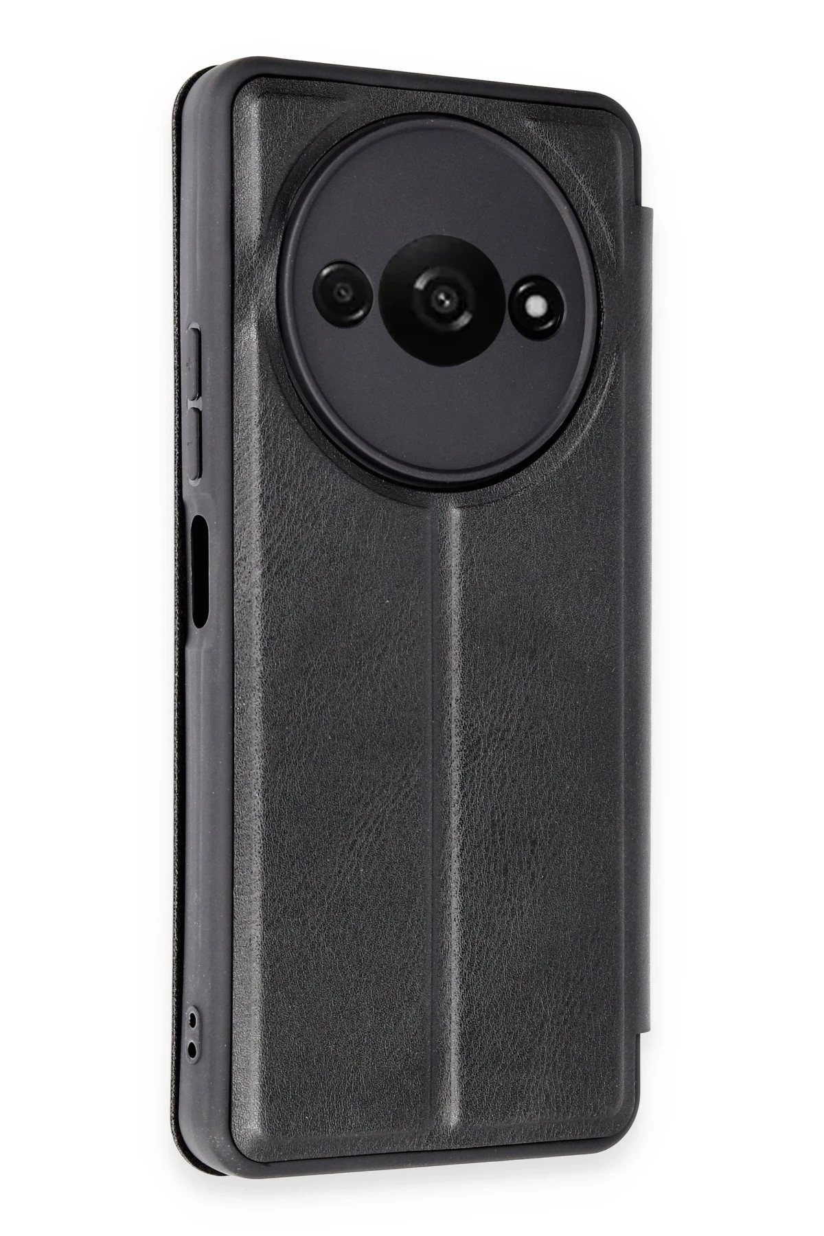 Newface Xiaomi Redmi A3 4G Kılıf Flip Cover - Siyah