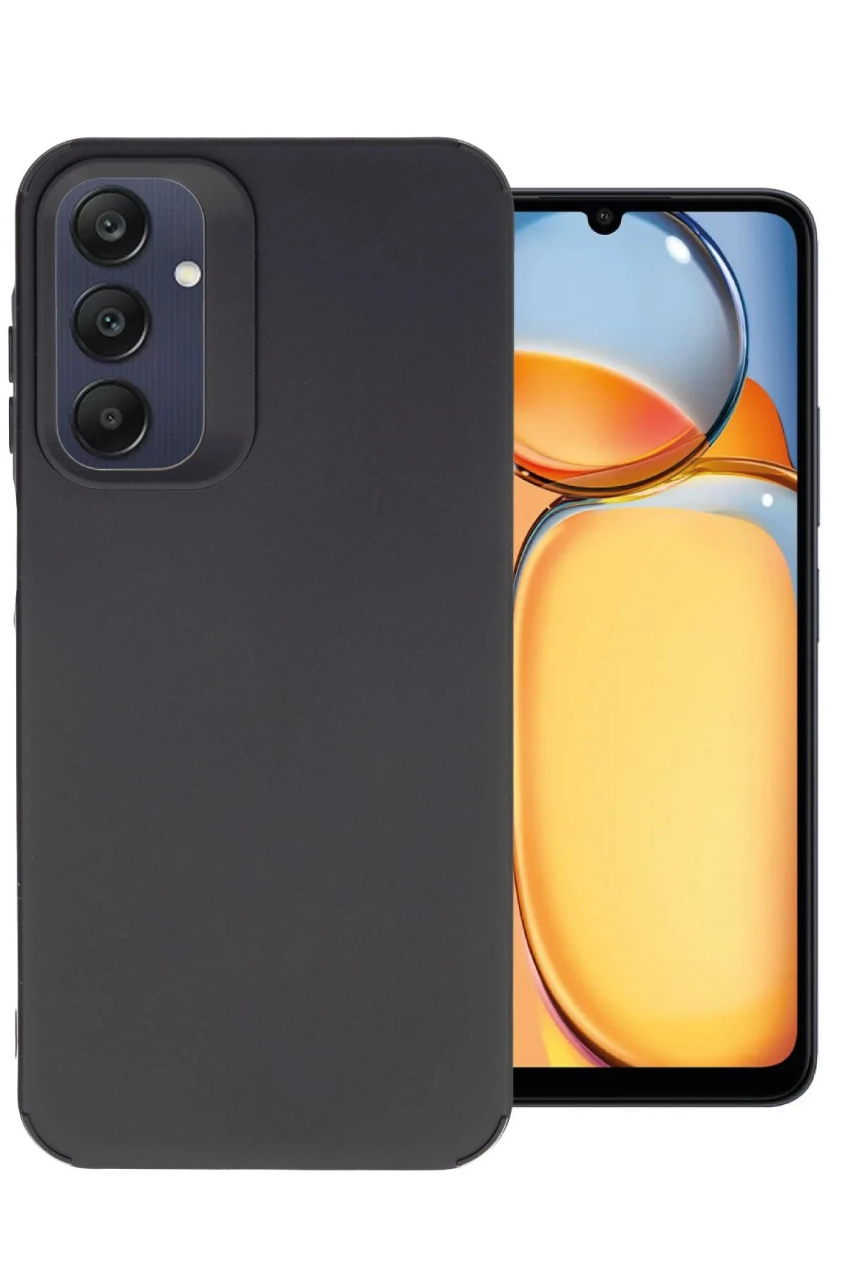 Newface Samsung Galaxy A55 5G Kılıf Petro Silikon - Siyah
