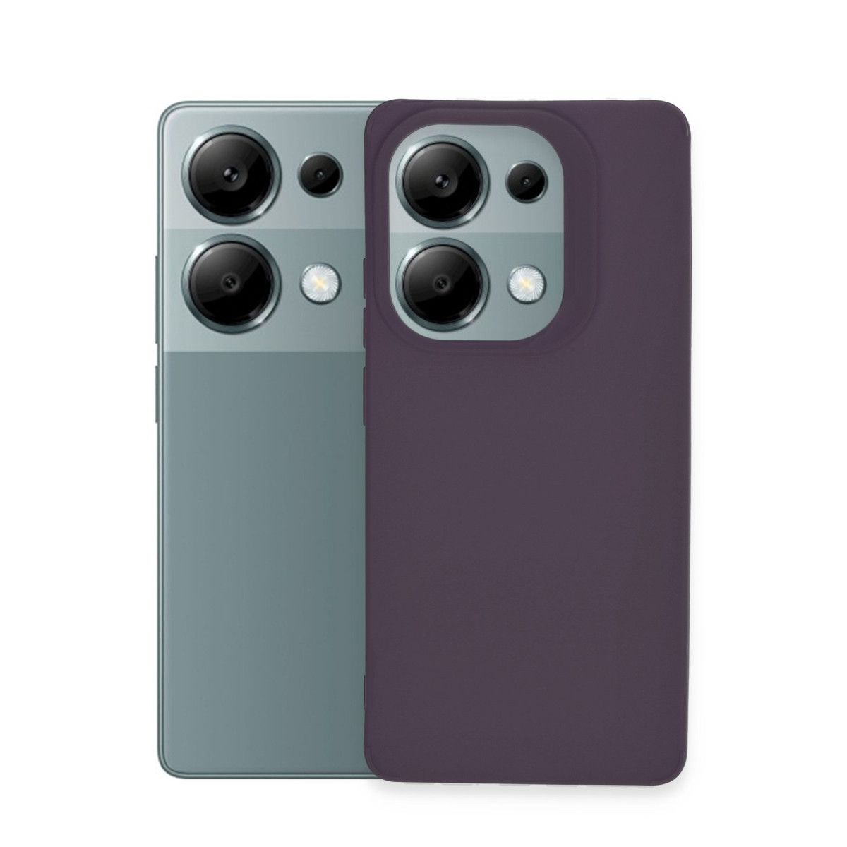 Newface Xiaomi Redmi Note 13 4G Kılıf Petro Silikon - Siyah — görsel 9