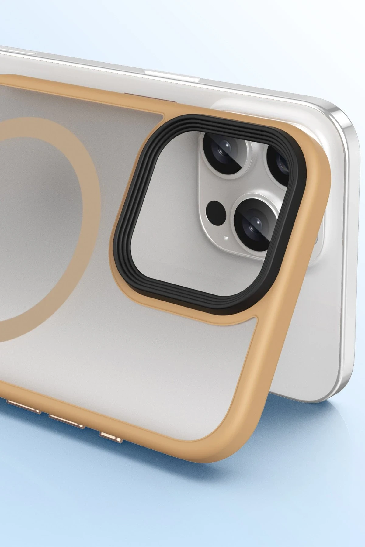 Newface Apple iPhone 16 Pro Kılıf Trex Magneticsafe Kapak - Siyah — görsel 3