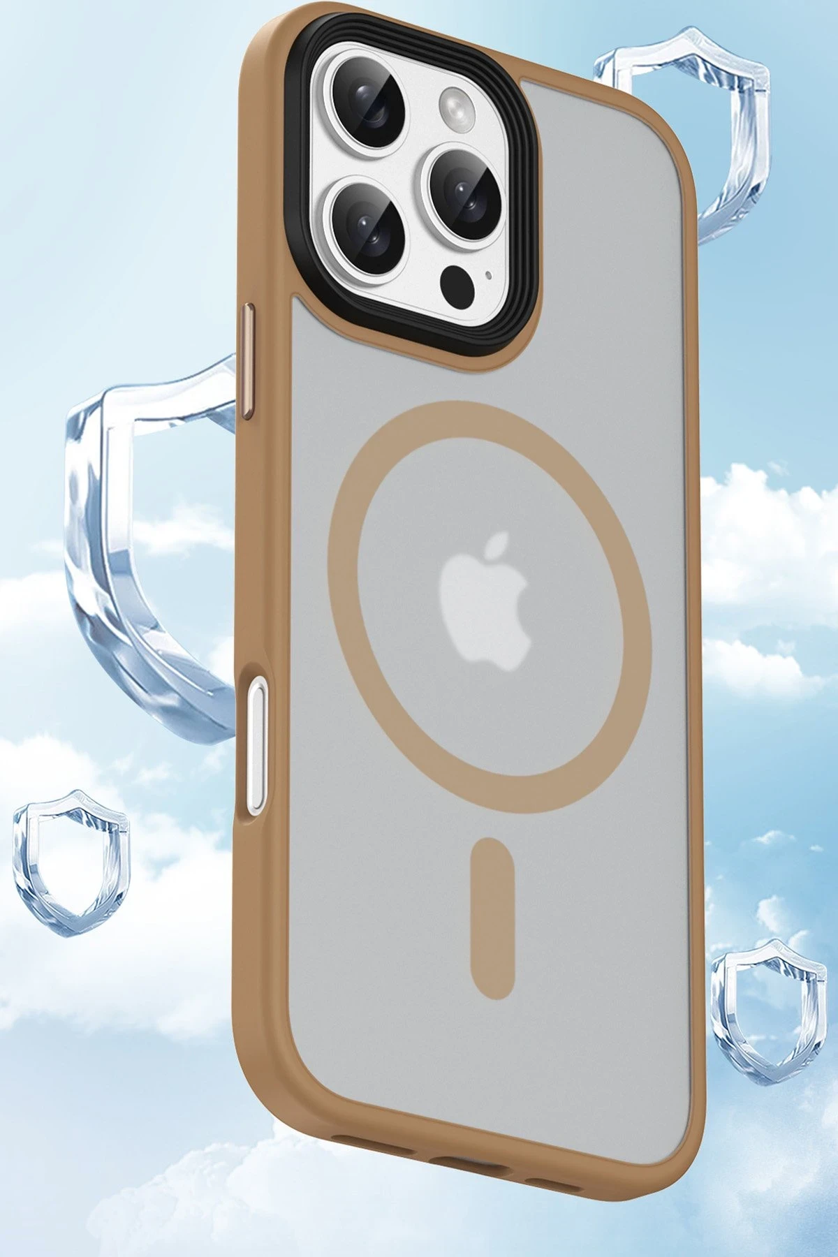 Newface Apple iPhone 16 Pro Kılıf Trex Magneticsafe Kapak - Siyah — görsel 5