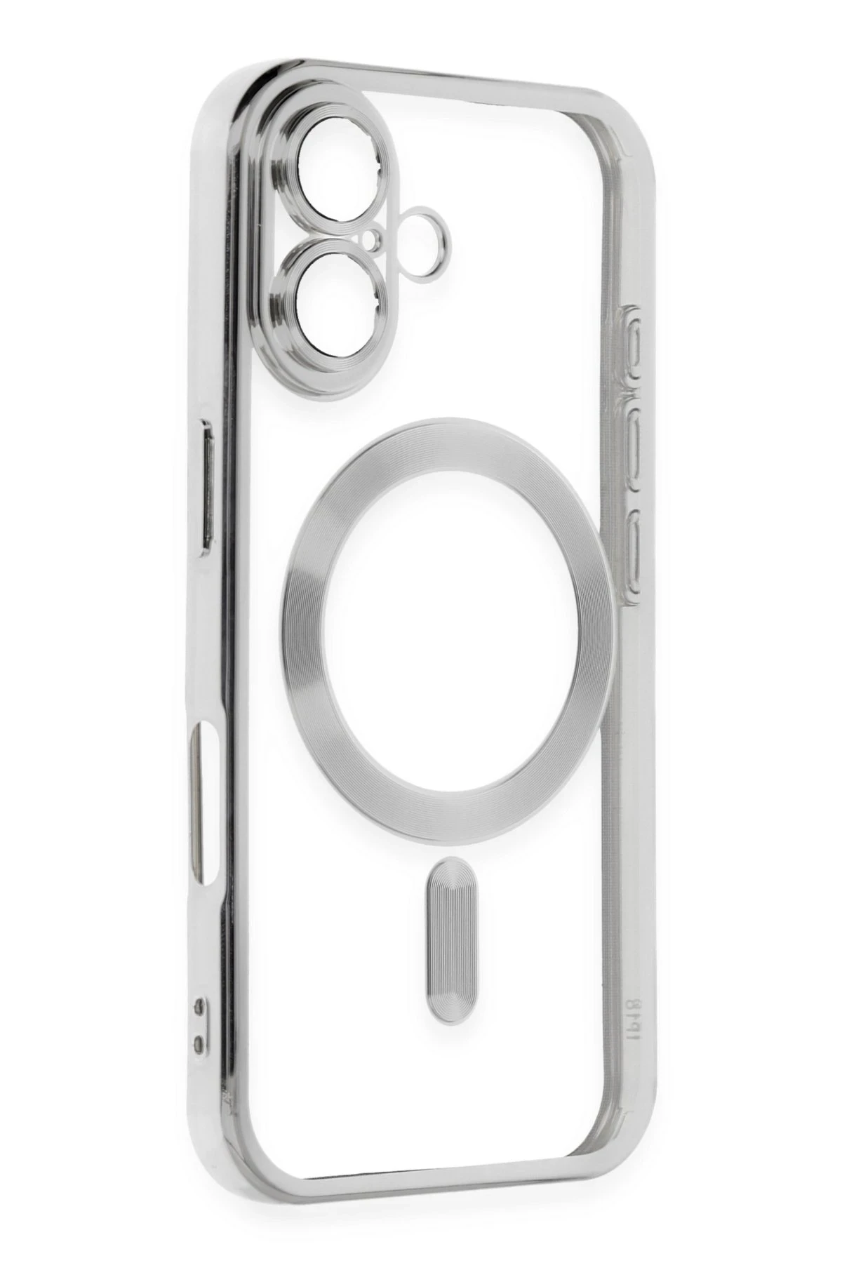Newface iPhone 16 Kılıf Kross Magneticsafe Kapak - Gümüş