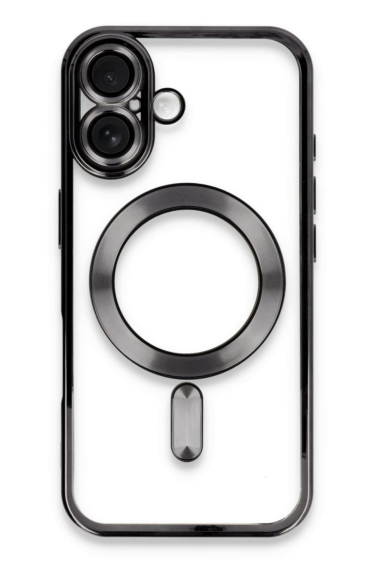 Newface iPhone 16 Plus Kılıf Kross Magneticsafe Kapak - Siyah