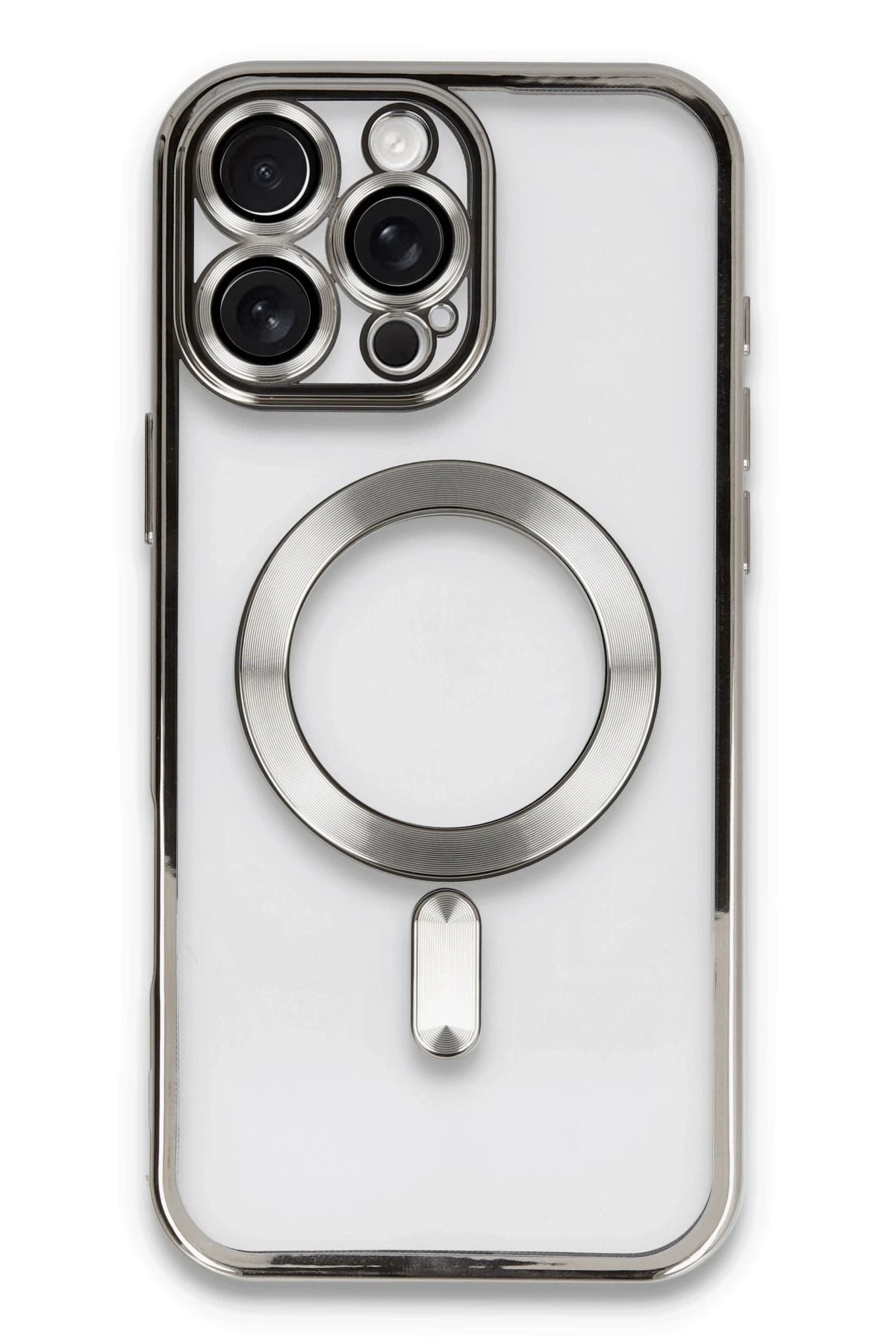 Newface iPhone 16 Pro Kılıf Kross Magneticsafe Kapak - Titan Gri