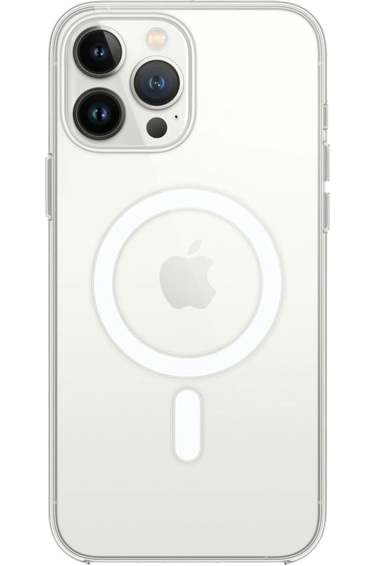 Newface Apple iPhone 16 Pro Max Kılıf Pc Real Magsafe Kapak - Şeffaf