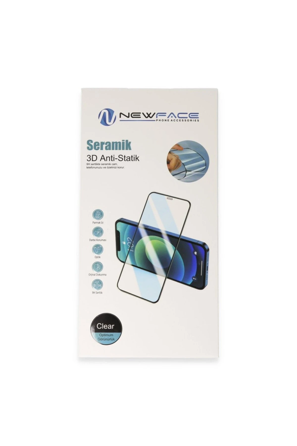 Newface iPhone 16 Pro 3D Antistatik Seramik Nano Ekran Koruyucu