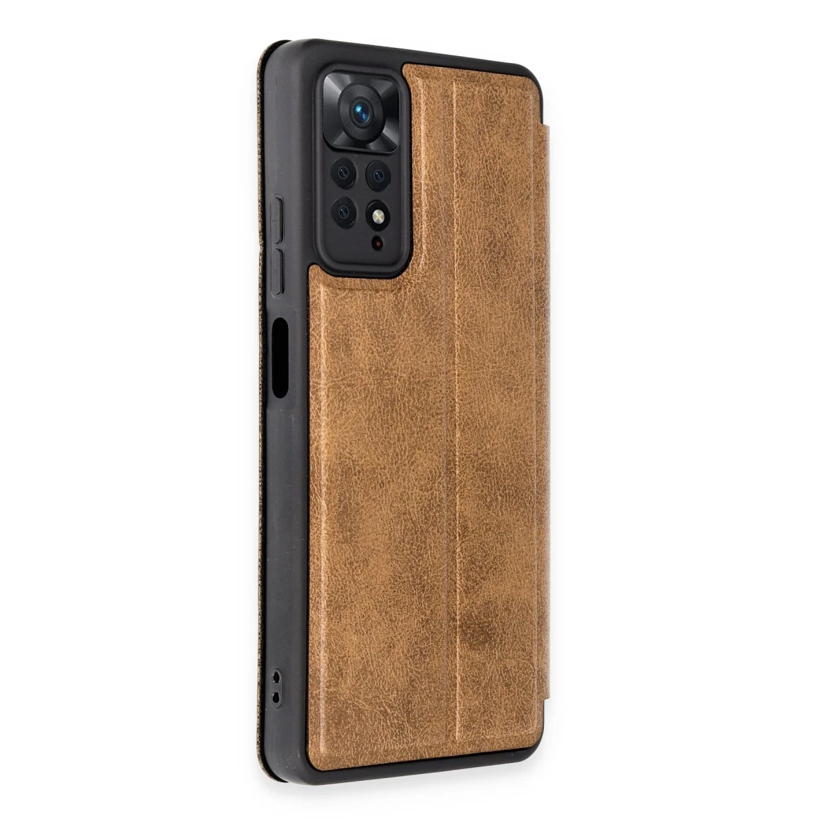 Newface Xiaomi Redmi Note 12 Pro 4G Kılıf Flip Cover - Taba