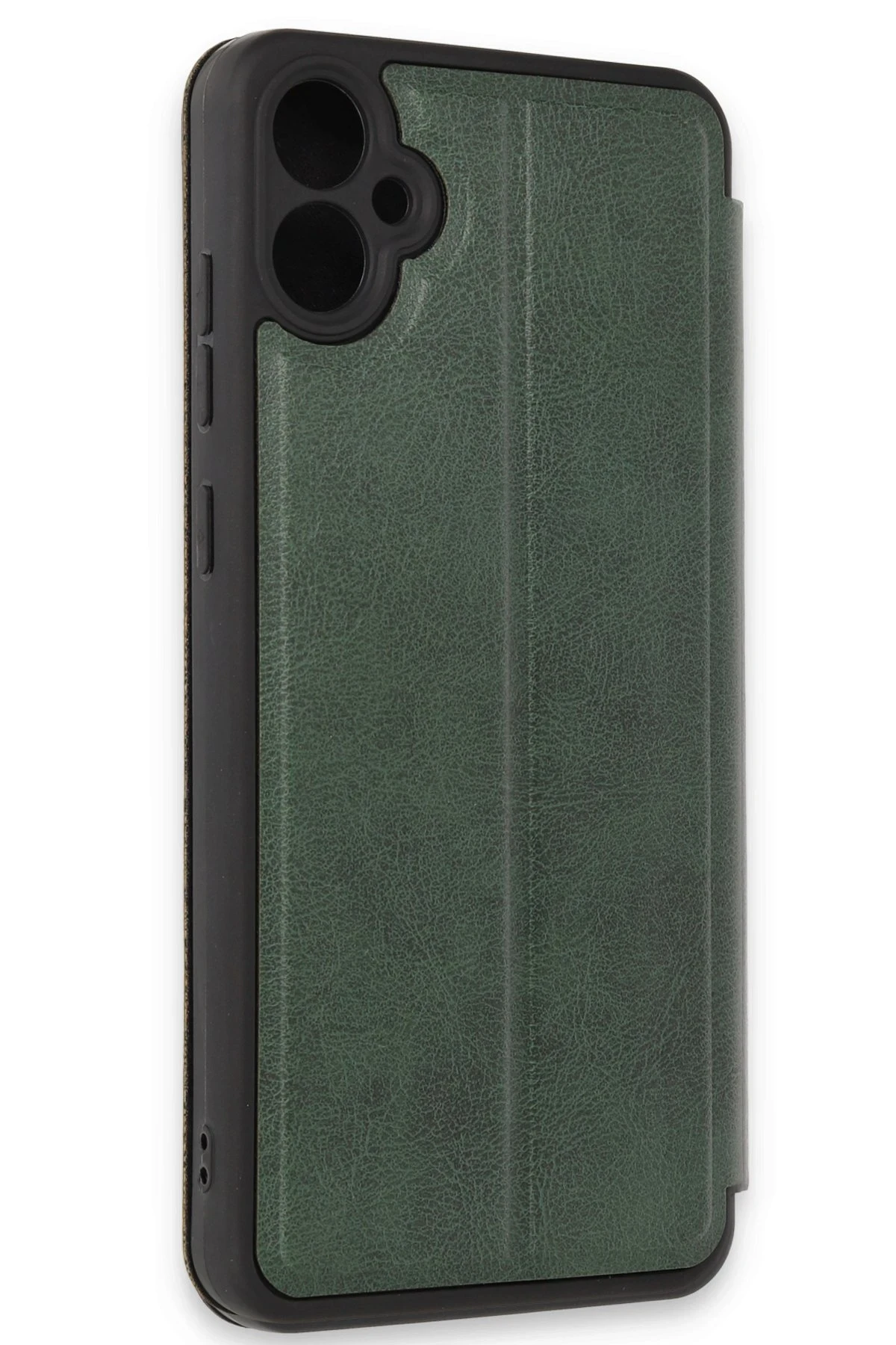 Newface Samsung Galaxy A05 Kılıf Flip Cover - Koyu Yeşil