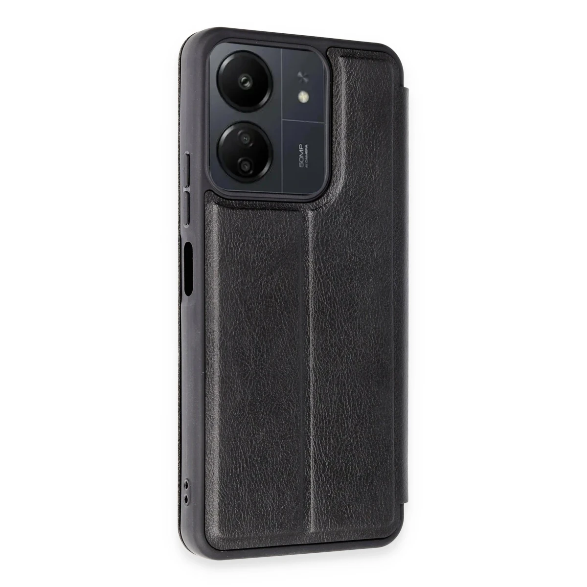Newface Xiaomi Redmi 13C Kılıf Flip Cover - Siyah — görsel 5
