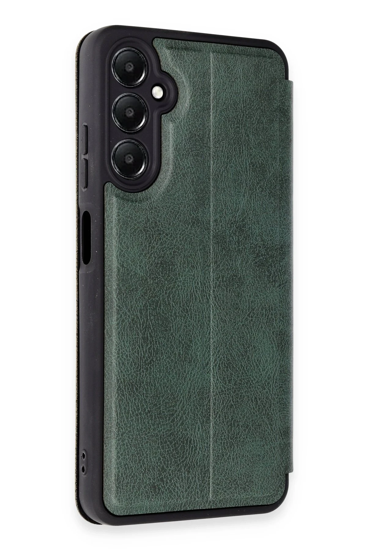 Newface Samsung Galaxy A05S Kılıf Flip Cover - Koyu Yeşil