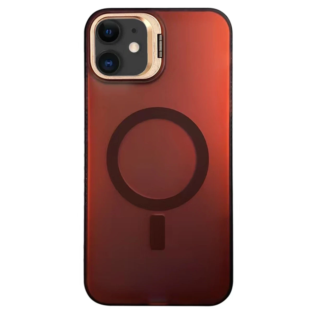 Newface Apple iPhone 11 Primera Magsafe Standlı Kapak - Bordo — görsel 4