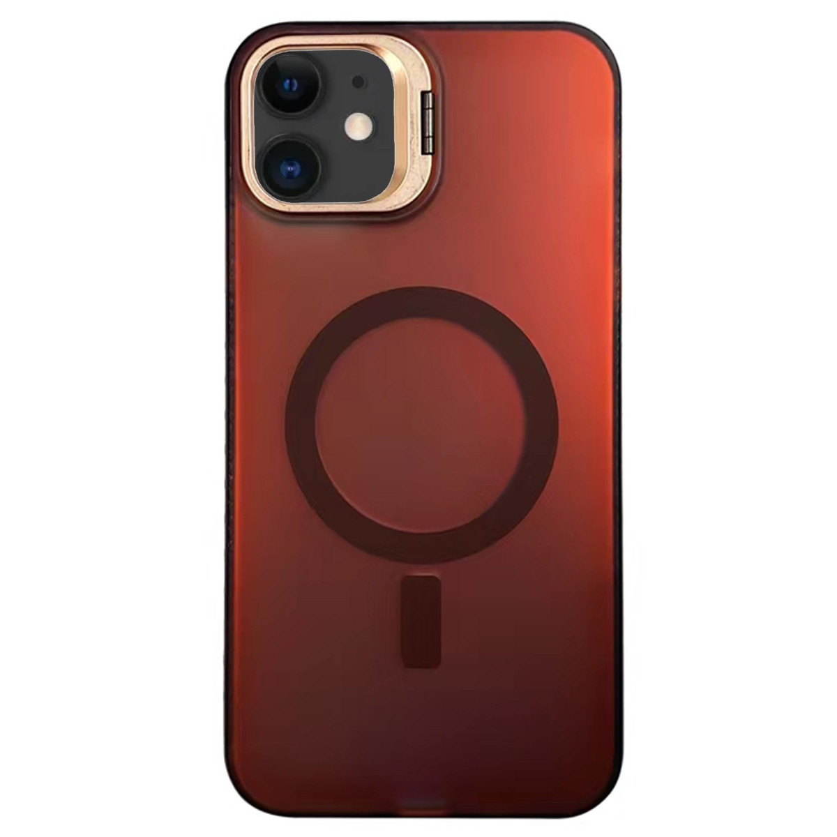 Newface Apple iPhone 11 Primera Magsafe Standlı Kapak - Bordo — görsel 7