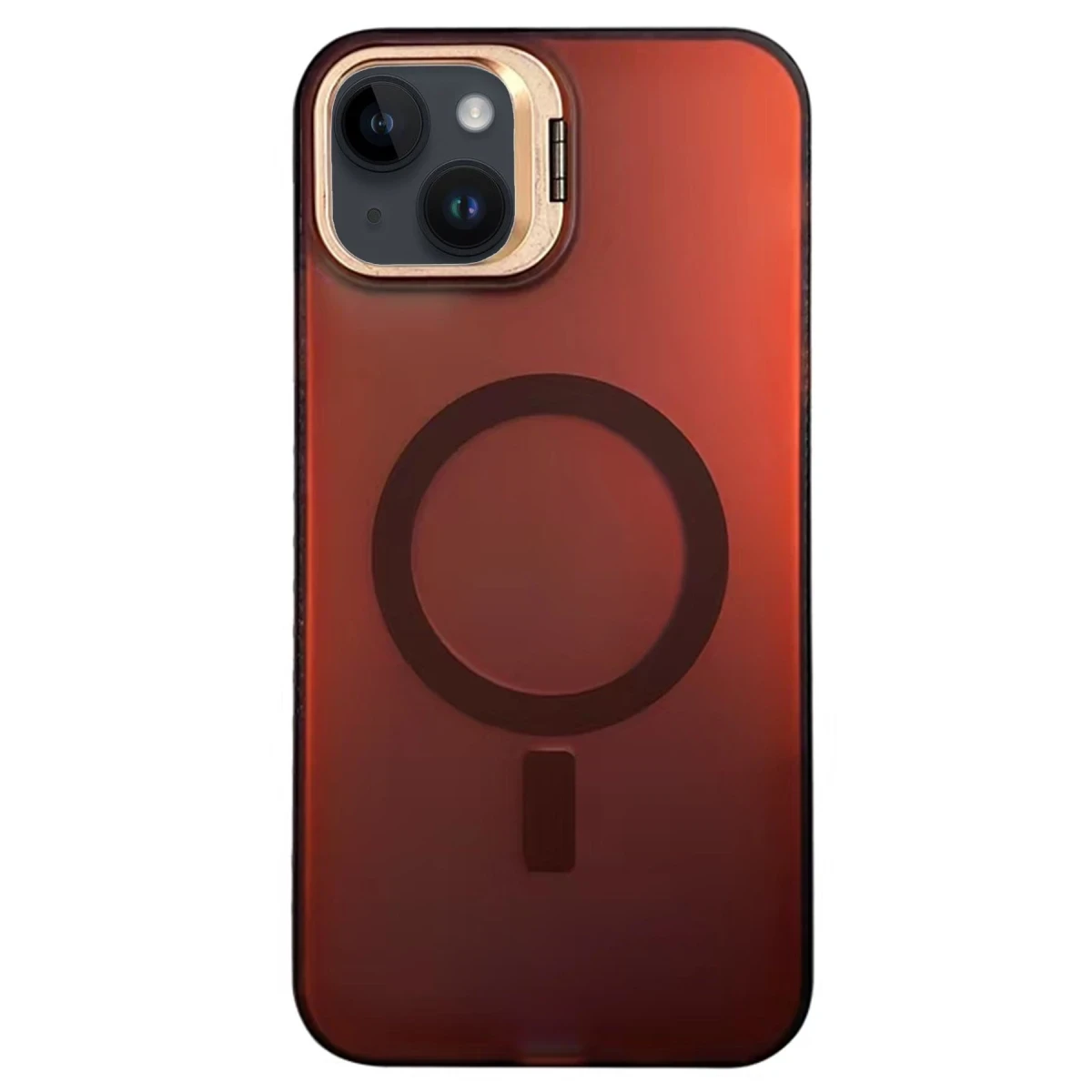 Newface Apple iPhone 14 Primera Magsafe Standlı Kapak - Bordo — görsel 4