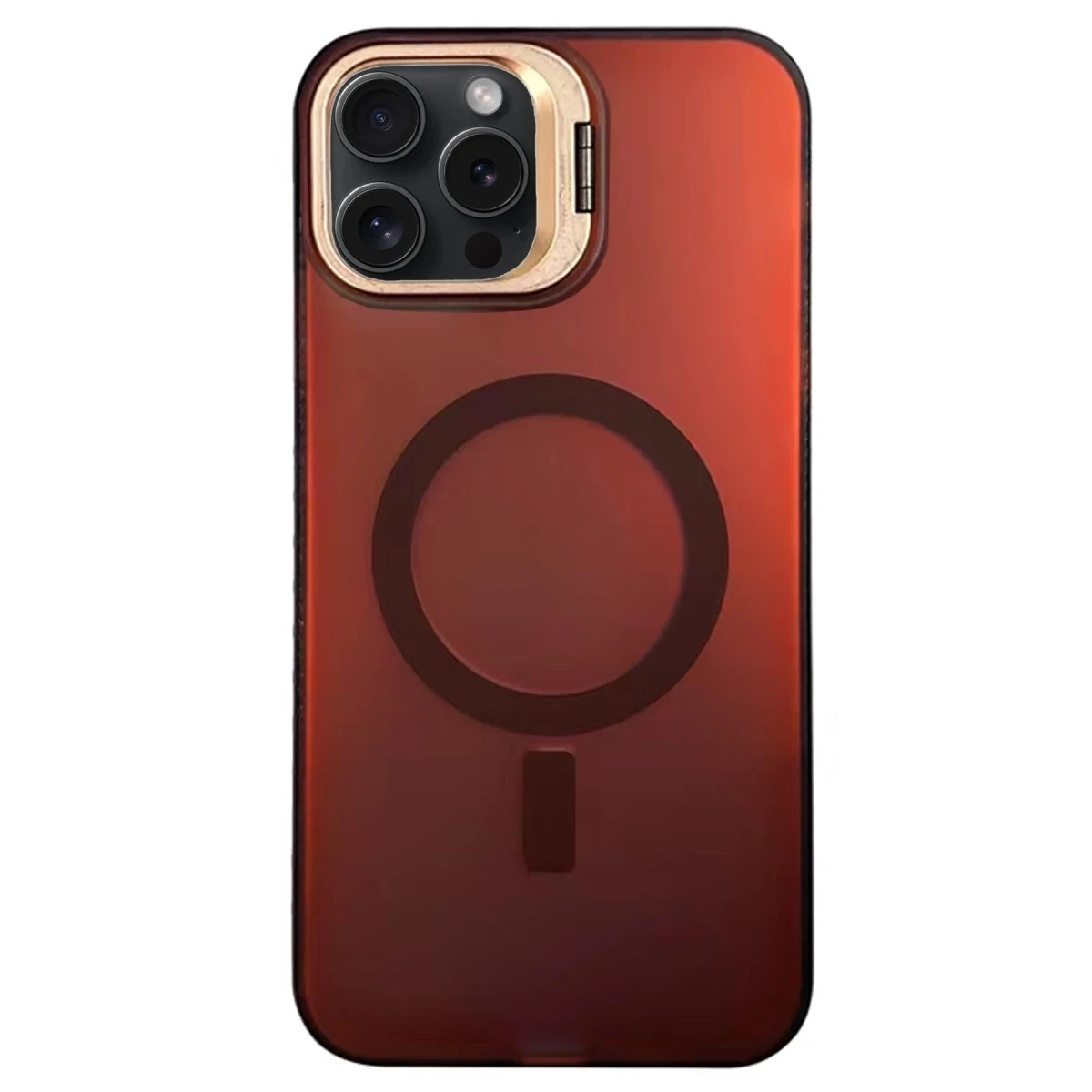 Newface Apple iPhone 14 Pro Max Primera Magsafe Standlı Kapak - Bordo — görsel 4