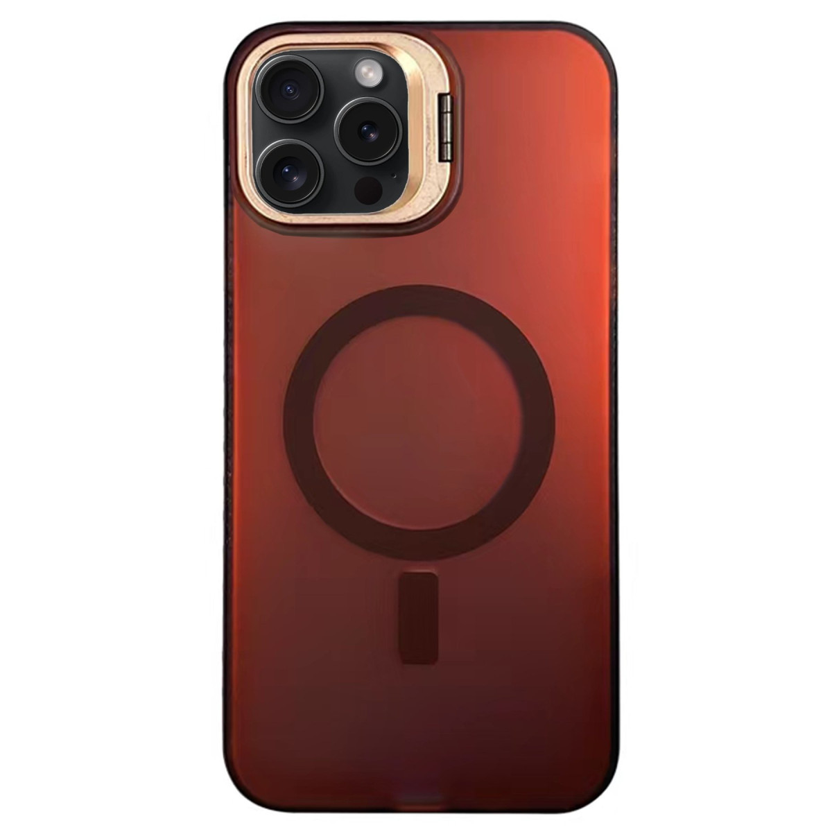 Newface Apple iPhone 14 Pro Max Primera Magsafe Standlı Kapak - Bordo — görsel 7