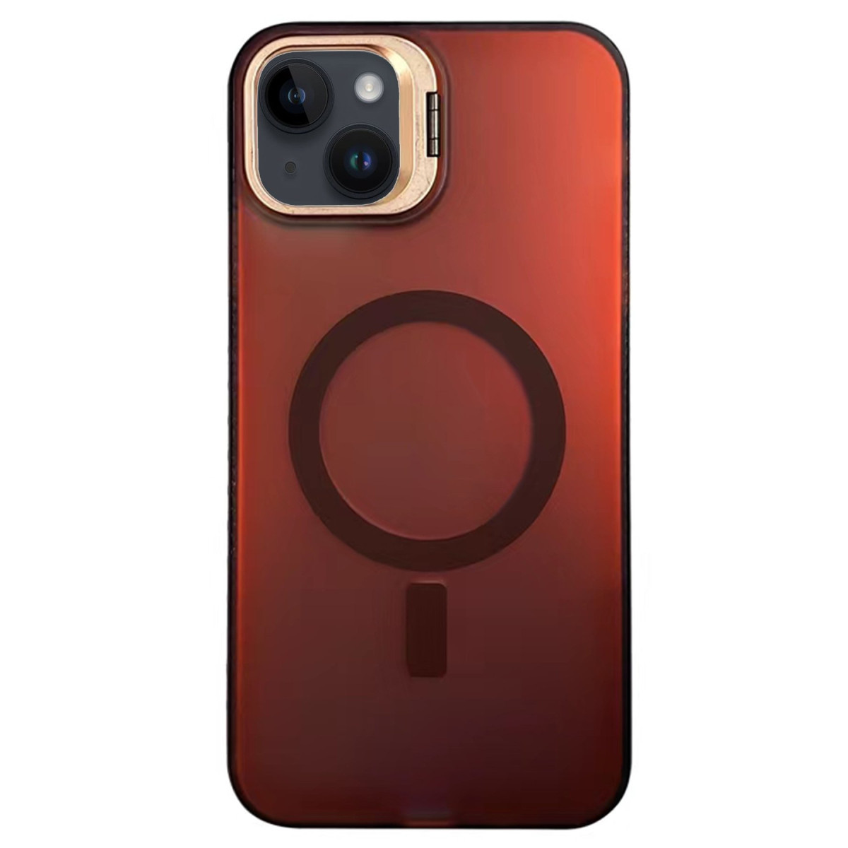 Newface Apple iPhone 15 Primera Magsafe Standlı Kapak - Bordo — görsel 7