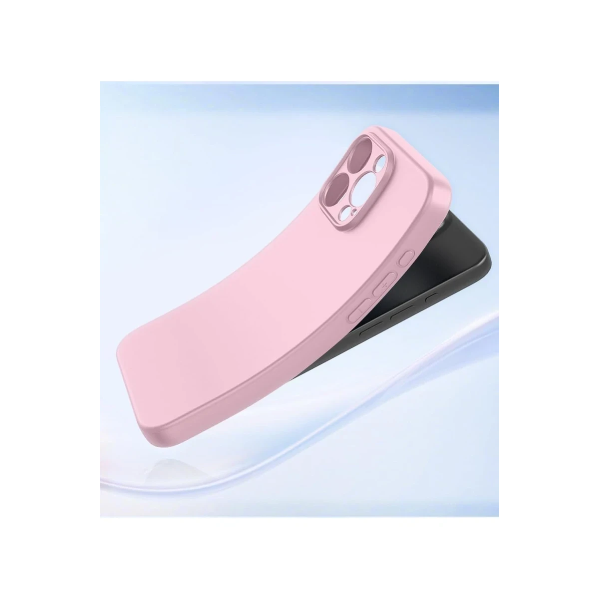 Newface Oppo Reno 11F Kılıf First Silikon - Siyah — görsel 5