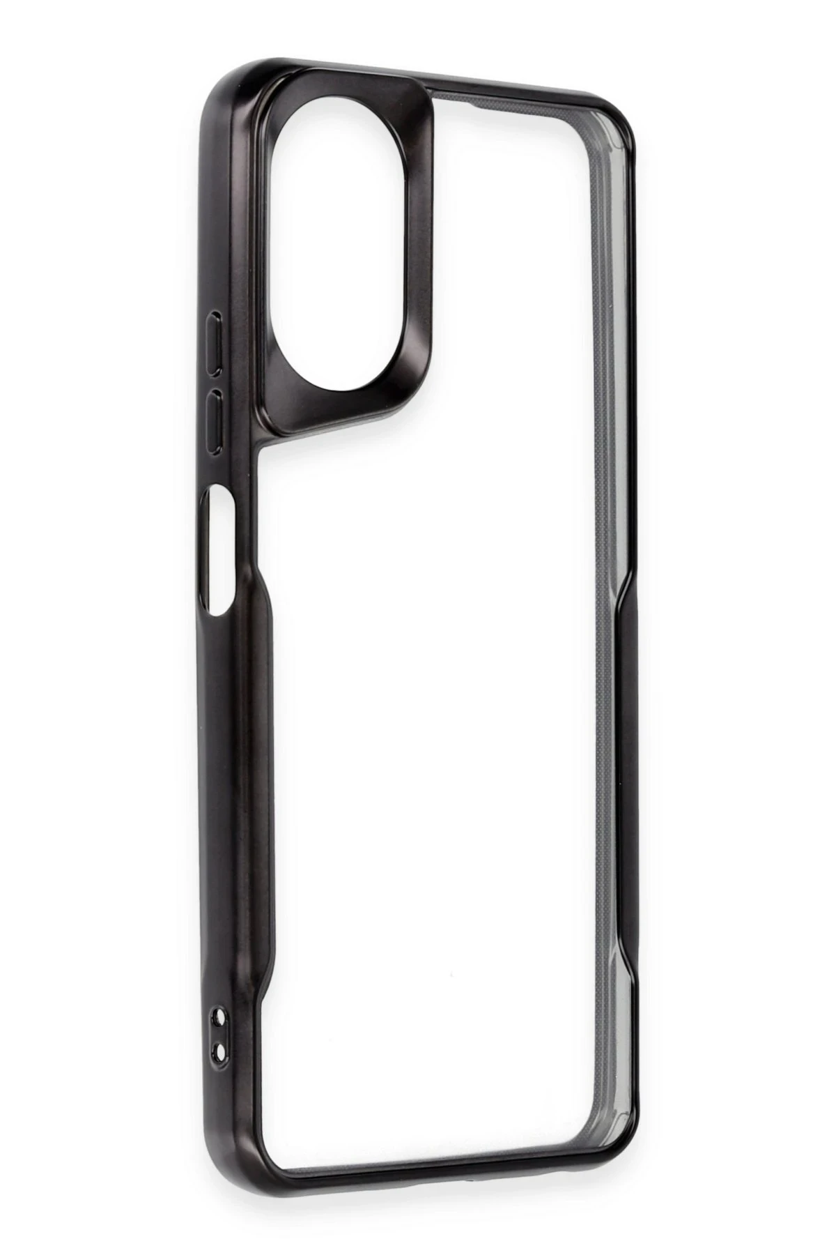 Newface Oppo A38 Kılıf Boyi Silikon Kapak - Siyah