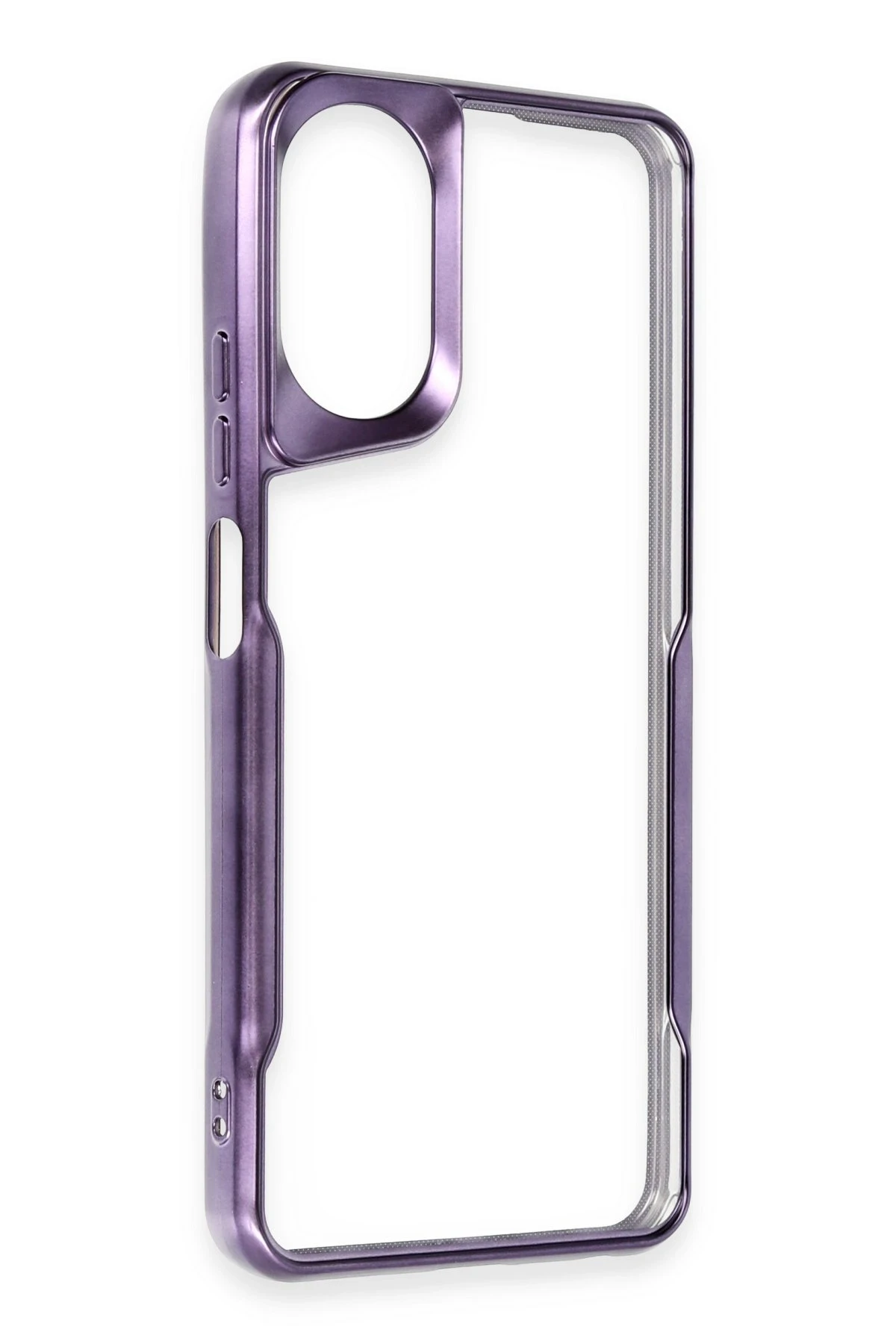 Newface Oppo A38 Kılıf Boyi Silikon Kapak - Derin Mor