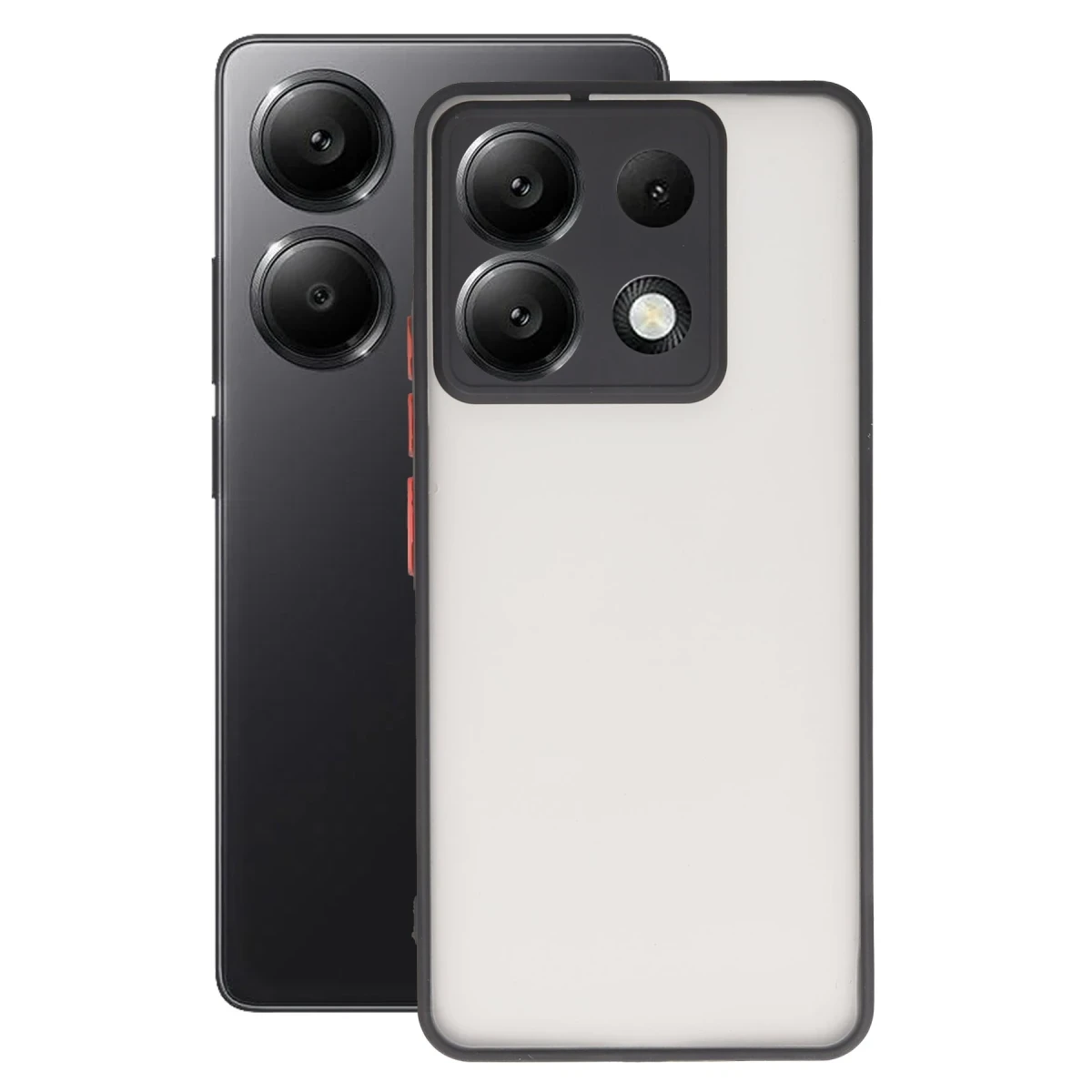 Newface Xiaomi Redmi Note 13 5G Kılıf Montreal Silikon Kapak - Siyah — görsel 6