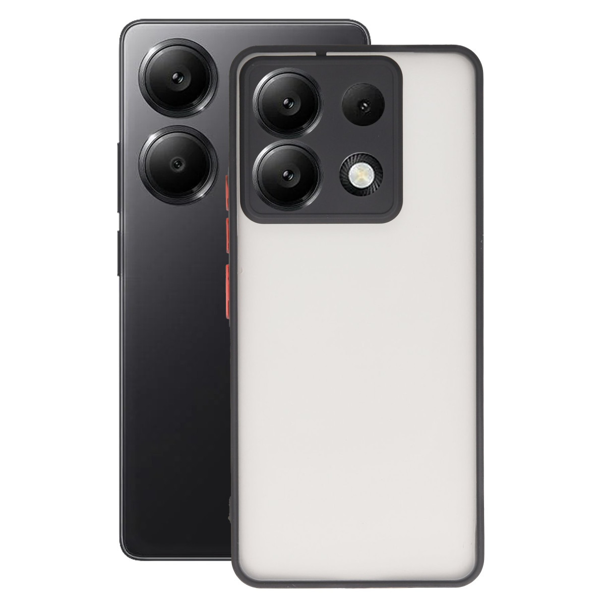 Newface Xiaomi Redmi Note 13 5G Kılıf Montreal Silikon Kapak - Siyah — görsel 9