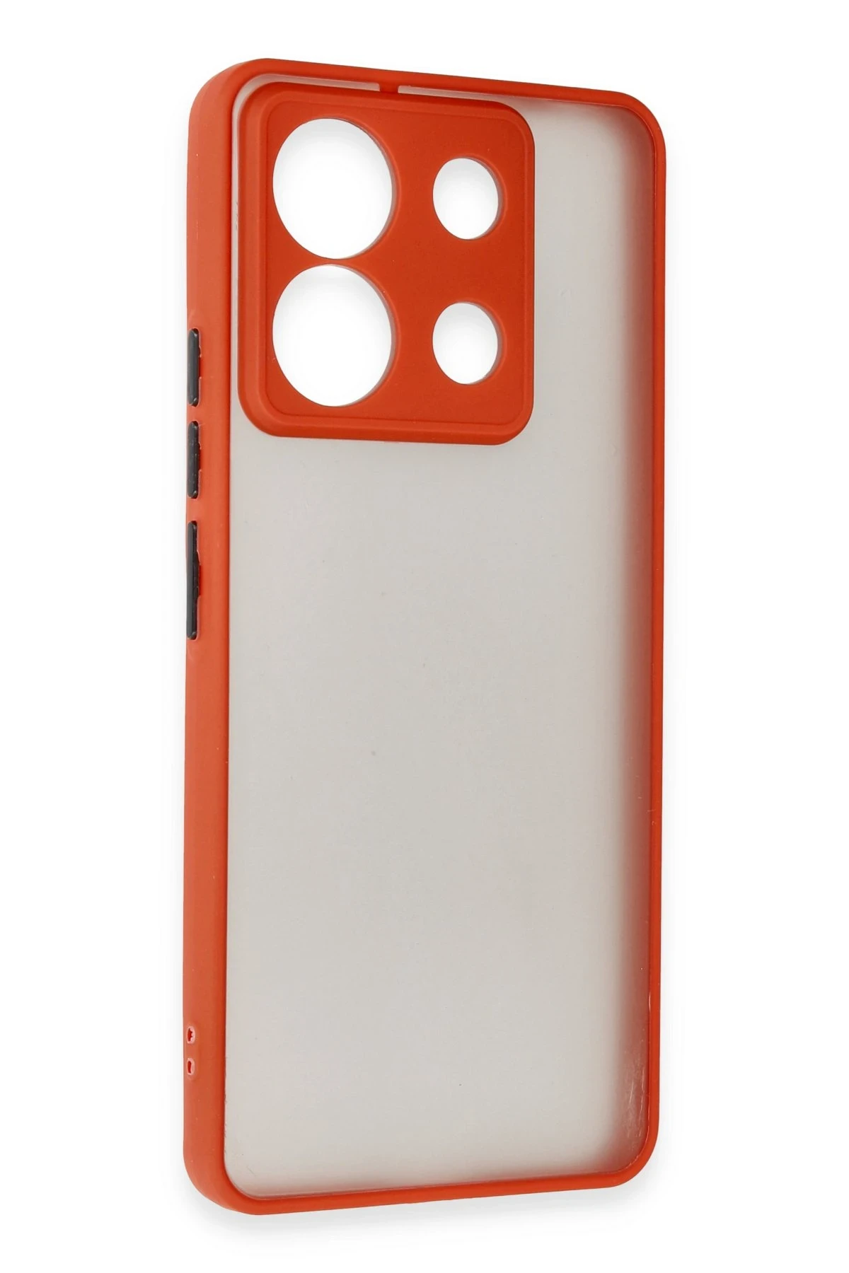 Newface Xiaomi Redmi Note 13 5G Kılıf Montreal Silikon Kapak - Kırmızı